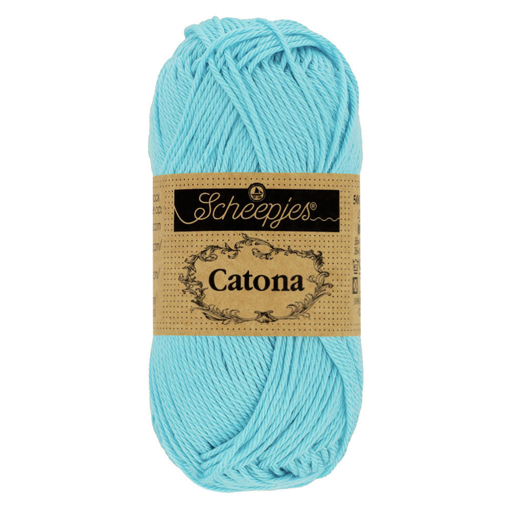 Scheepjes - Coton mercerisé Catona - 397 Cyan