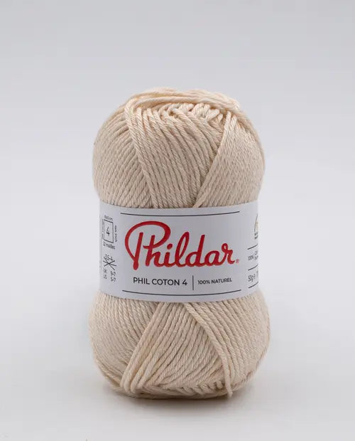PHILDAR - PHIL COTON 4 - ECRU