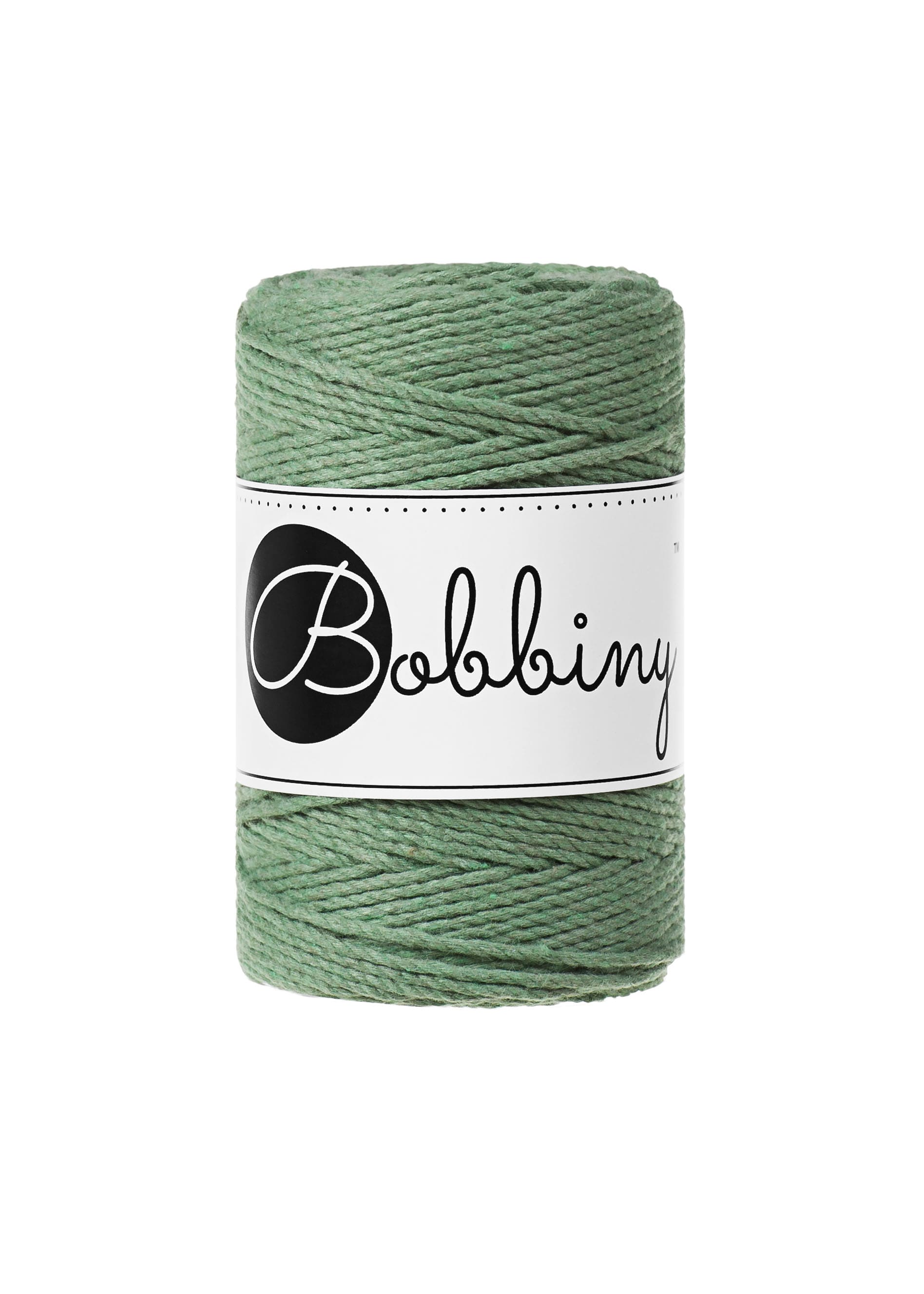 BOBBINY - COTON CÂBLÉ 3PLY 1.5MM - EUCALYPTUS GREEN