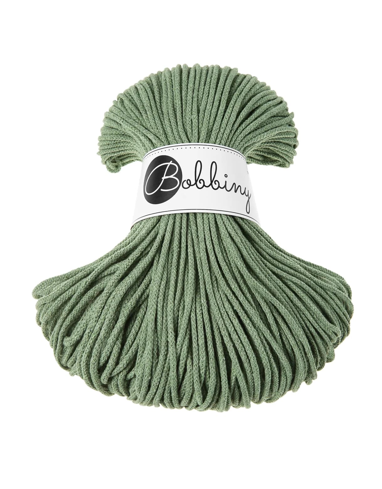 BOBBINY - COTON TRESSÉ JUNIOR 3MM - EUCALYPTUS GREEN