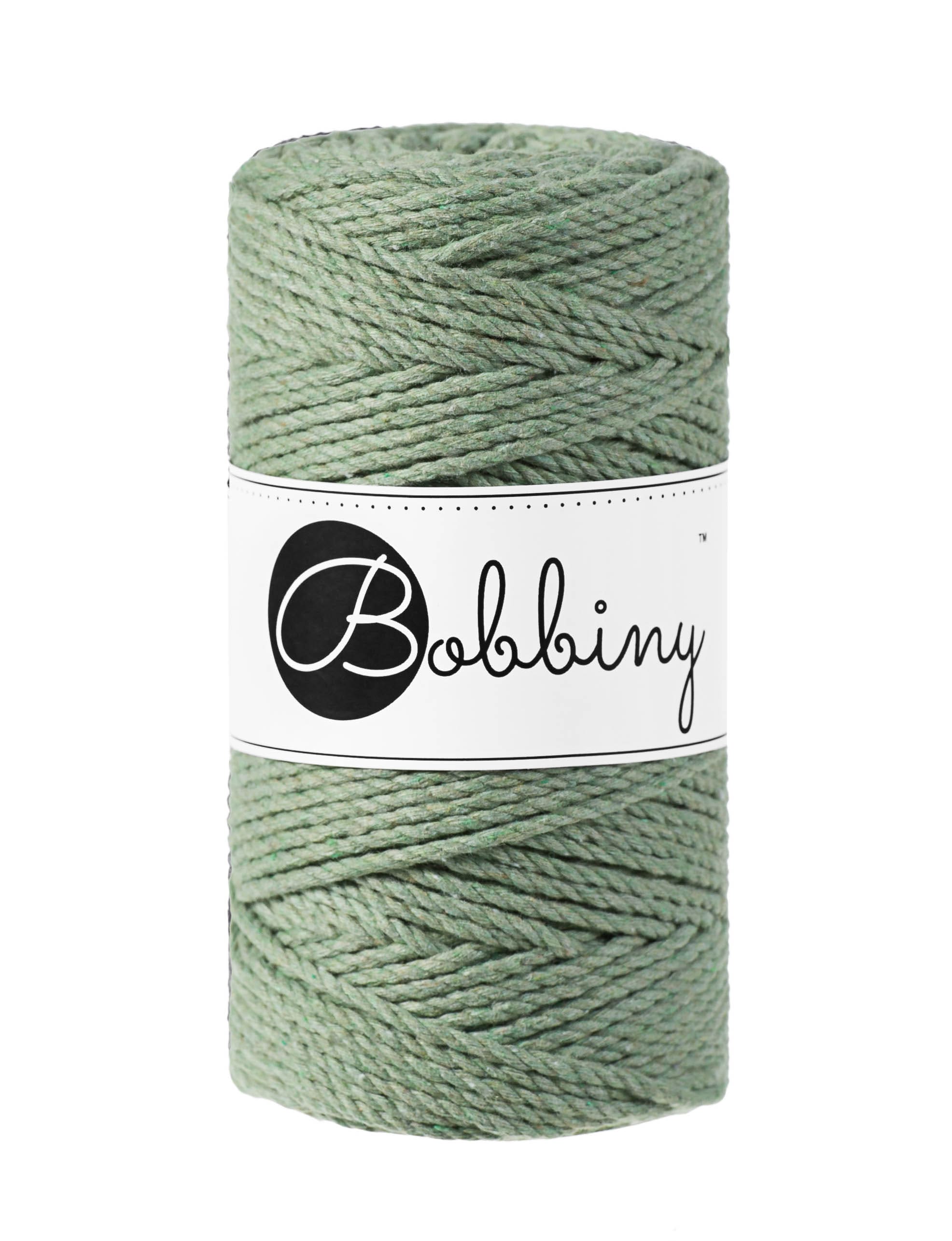 BOBBINY - COTON CÂBLÉ 3PLY 3MM - EUCALYPTUS