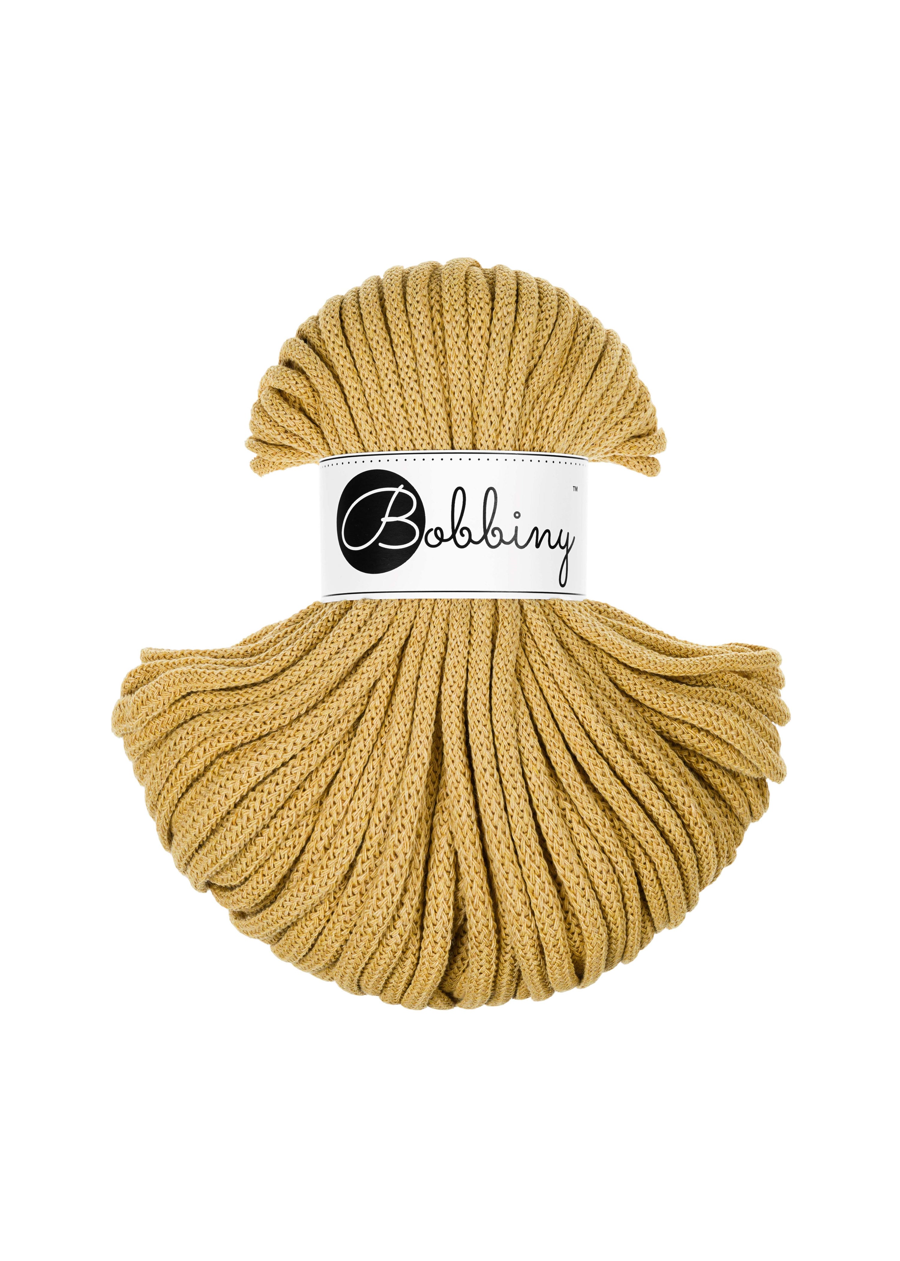 BOBBINY - COTON TRESSÉ PREMIUM 5MM (50M) - HONEY – Marie Cerise Créations