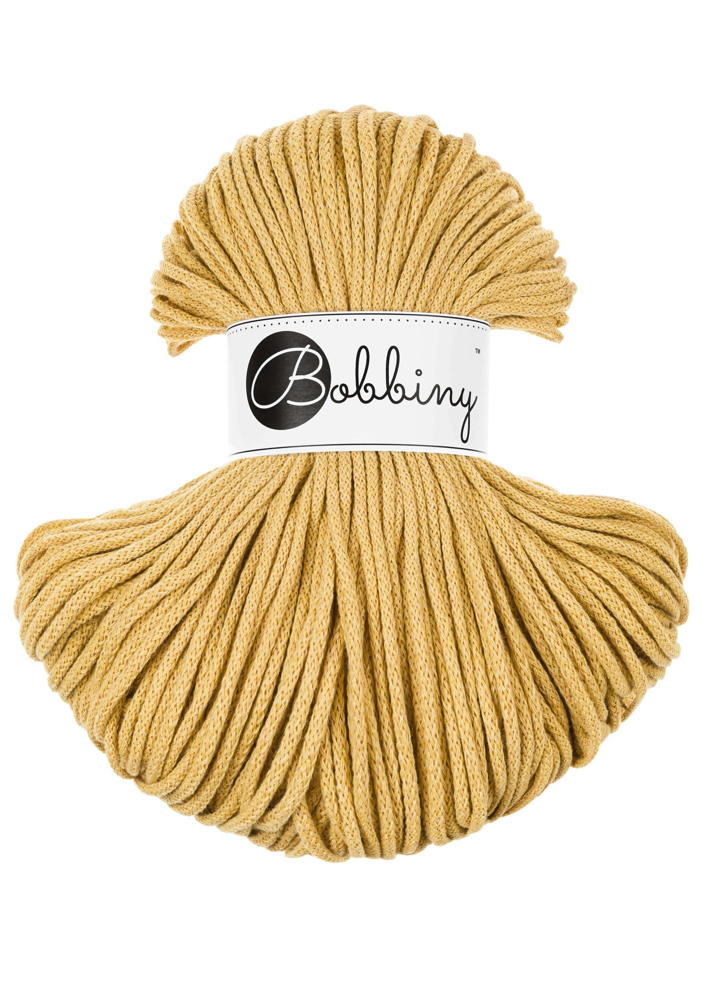 BOBBINY - COTON TRESSÉ JUNIOR 3MM - HONEY