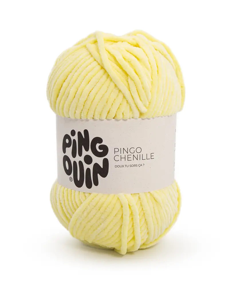PINGOUIN - PINGO CHENILLE - JAUNE CLAIR