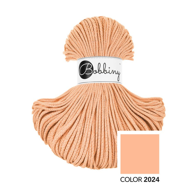 BOBBINY - COTON TRESSÉ JUNIOR 3MM - PEACH FUZZ