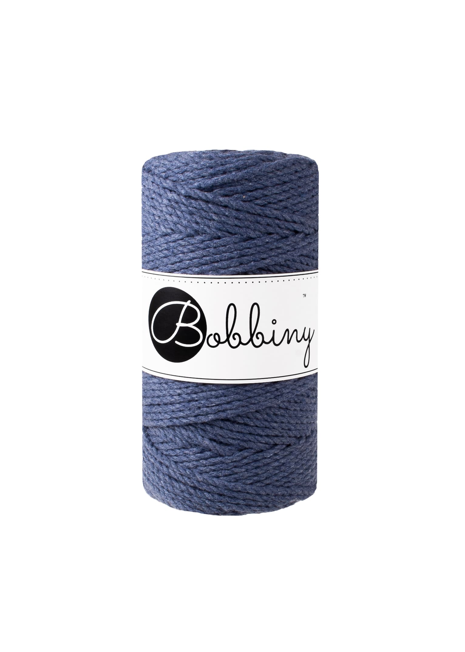BOBBINY - COTON CÂBLÉ 3PLY 3MM - JEANS