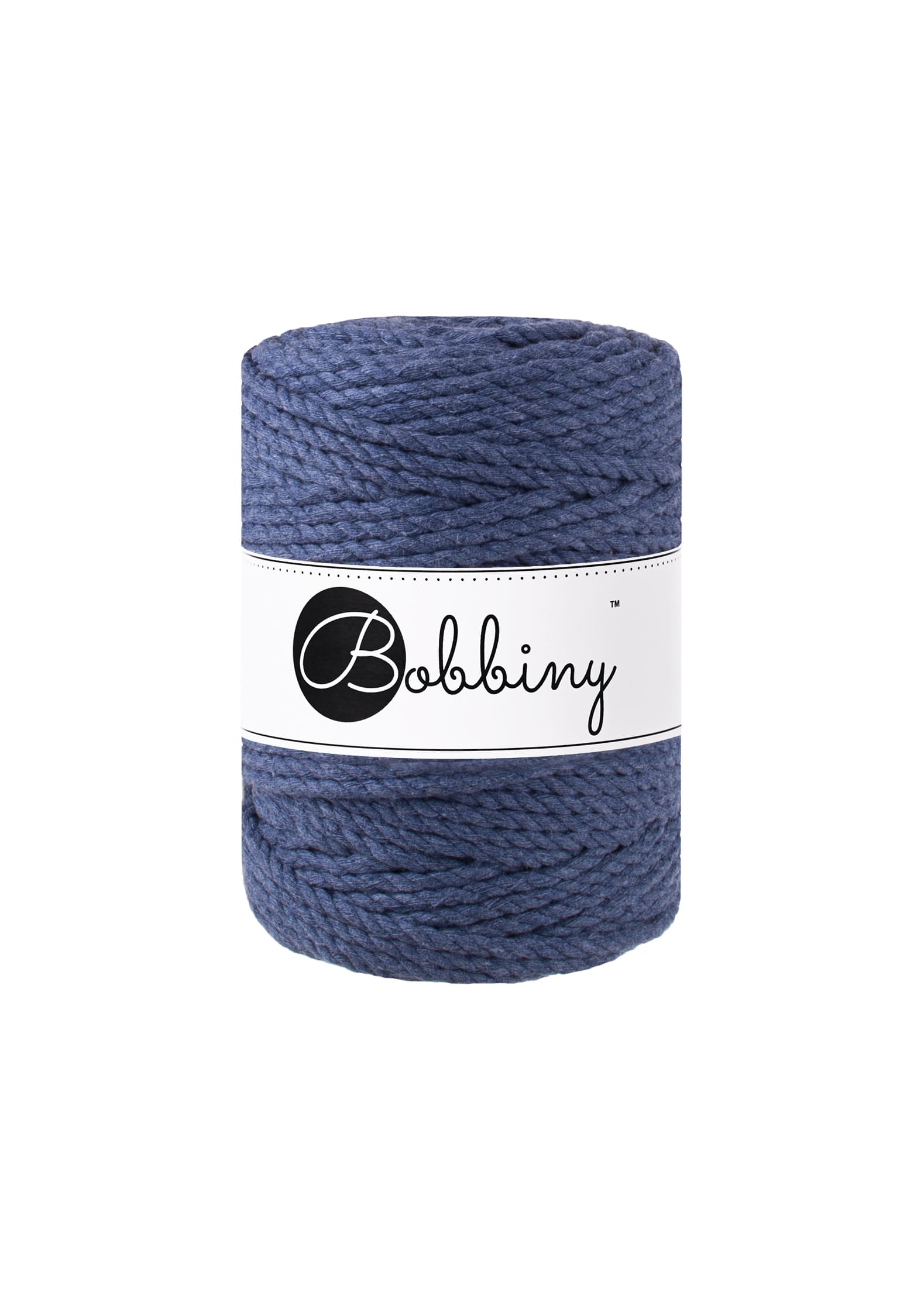 BOBBINY - COTON CÂBLÉ 3PLY 5MM - JEANS