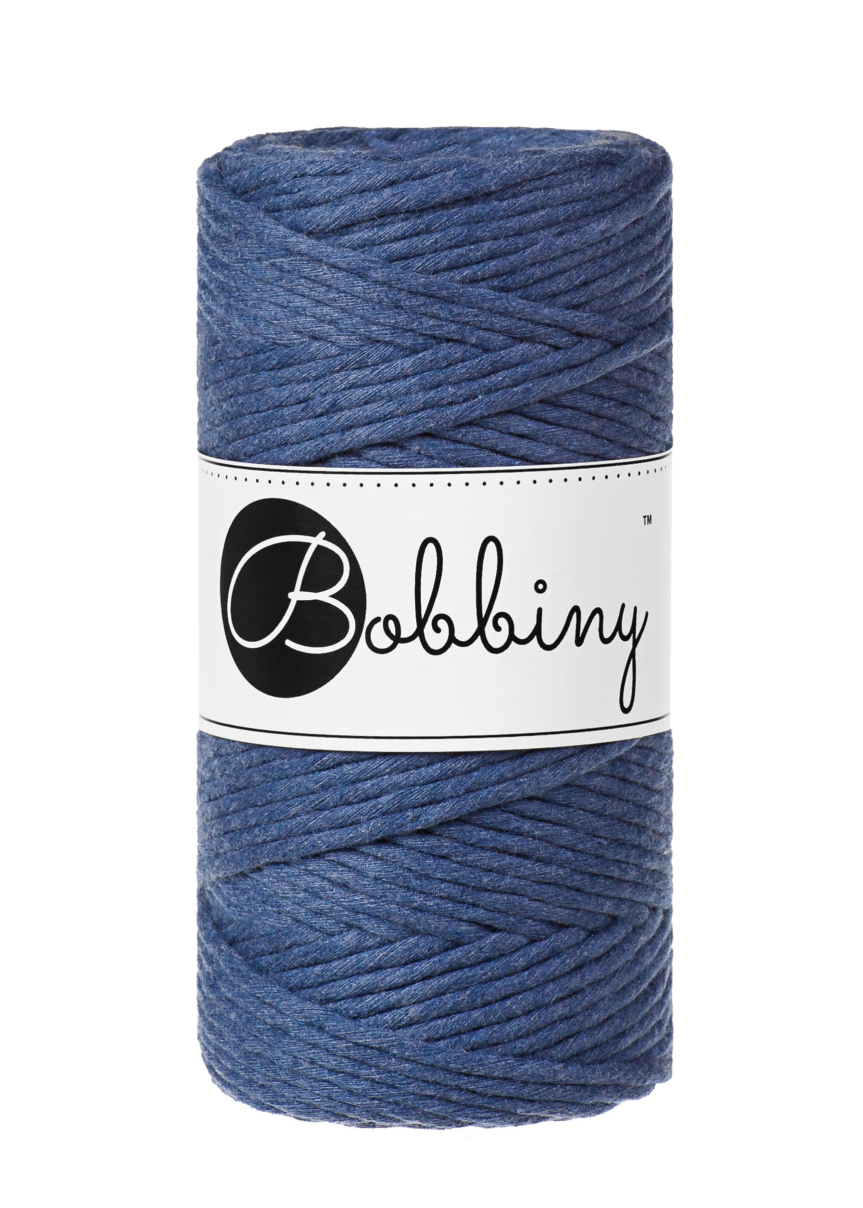 BOBBINY - COTON PEIGNÉ 3MM - JEANS