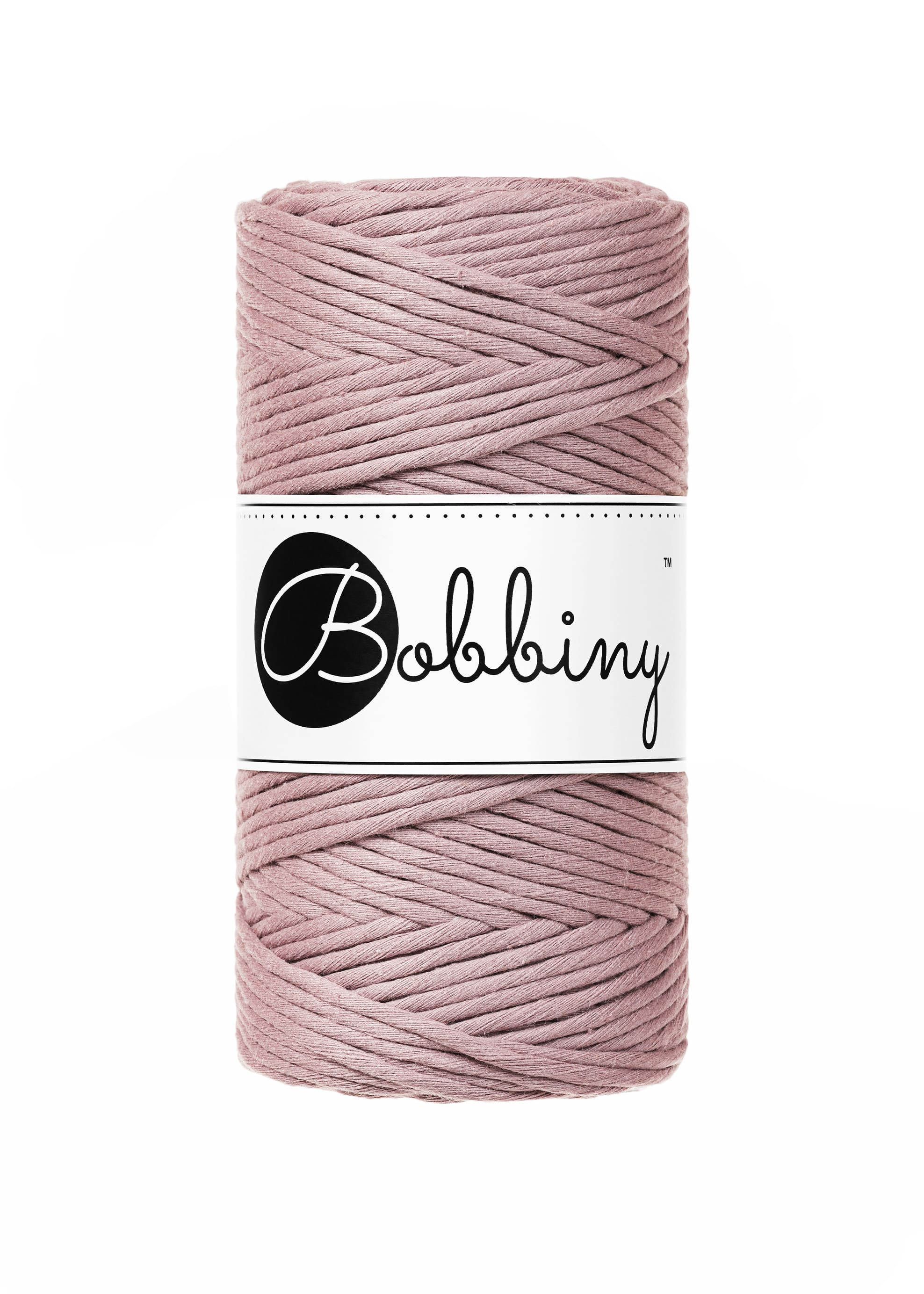 BOBBINY - COTON PEIGNÉ 3MM - MAUVE