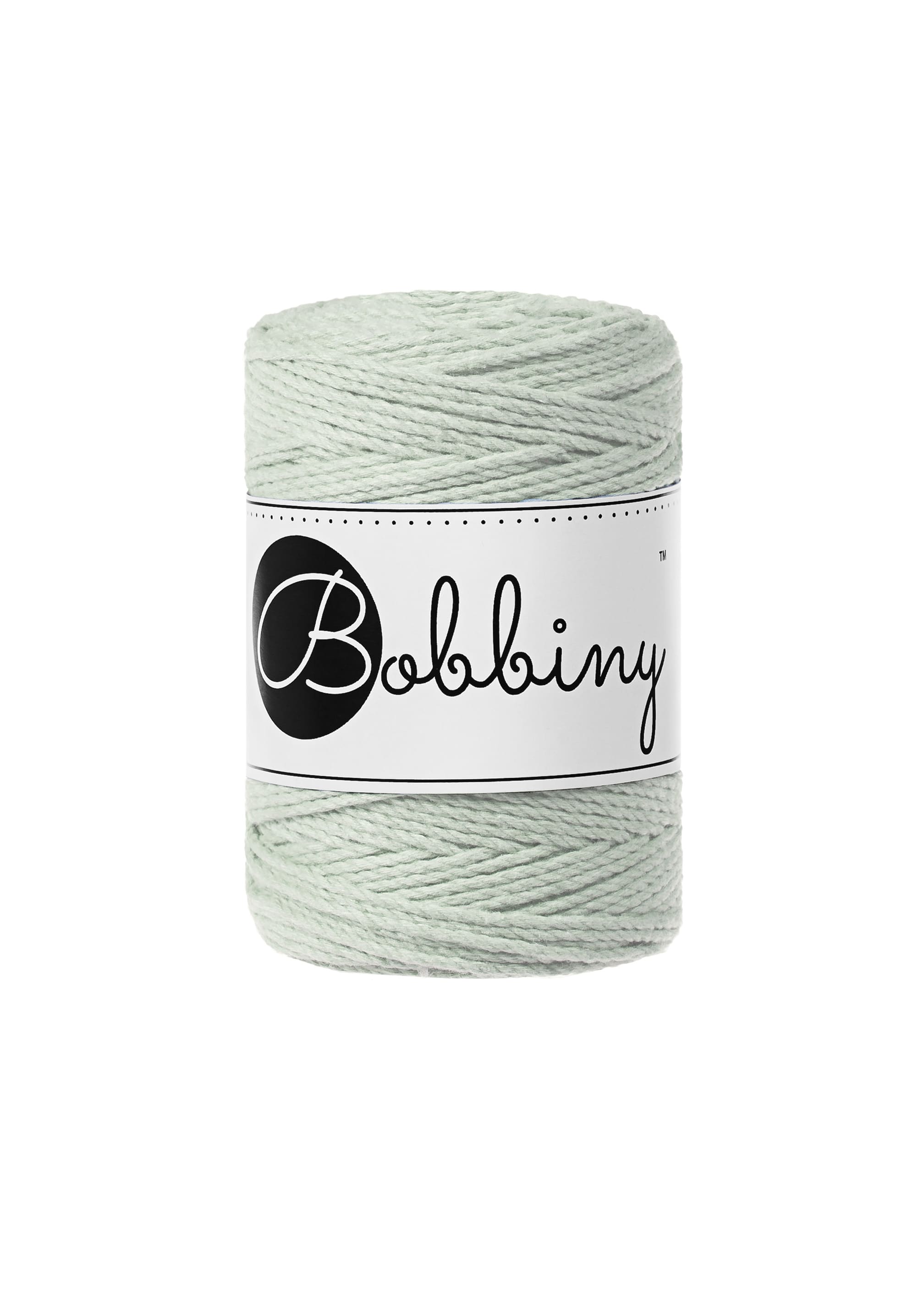 BOBBINY - COTON CÂBLÉ 3PLY 1.5MM - MILKY GREEN