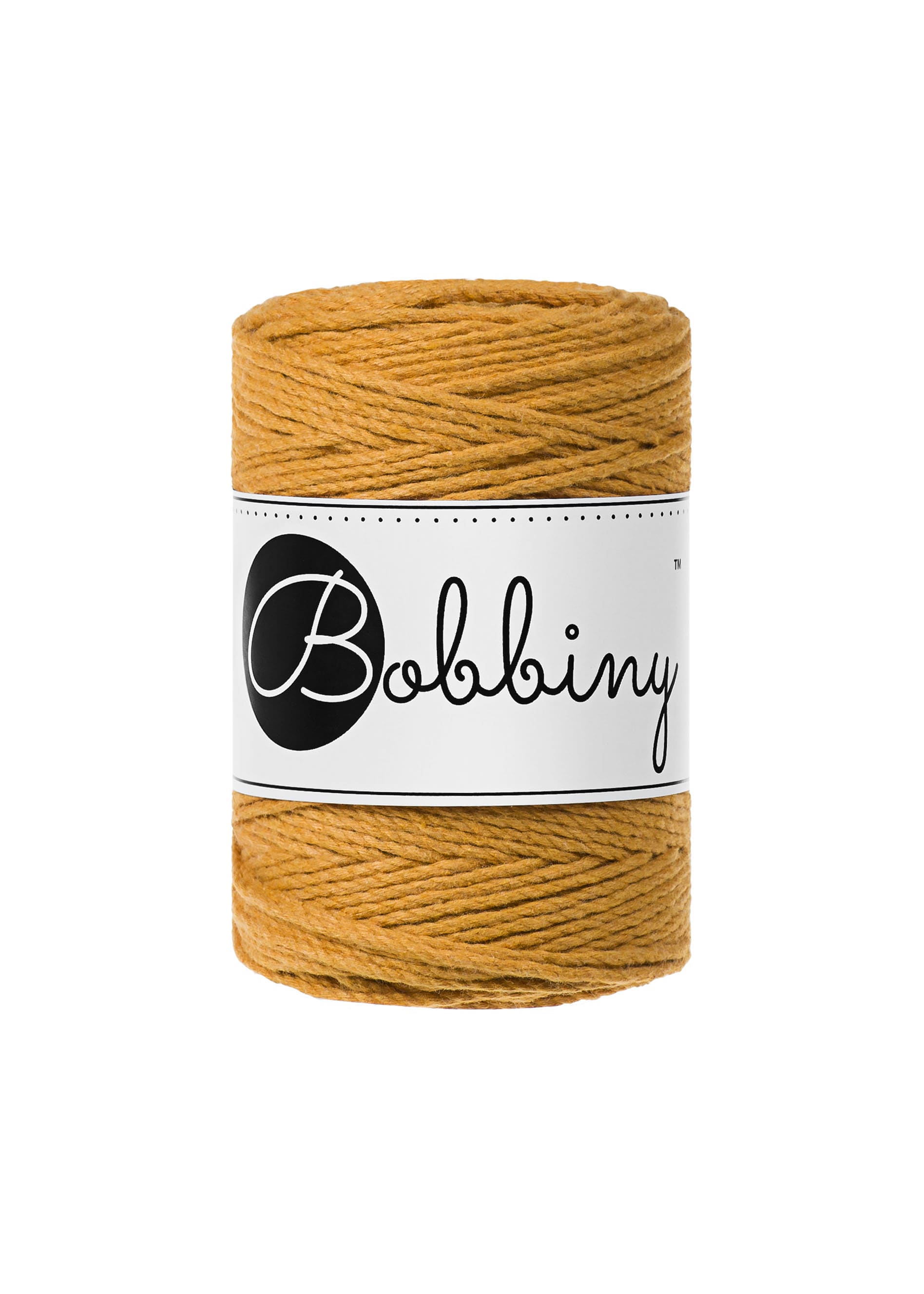 BOBBINY - COTON CÂBLÉ 3PLY 1.5MM - MUSTARD