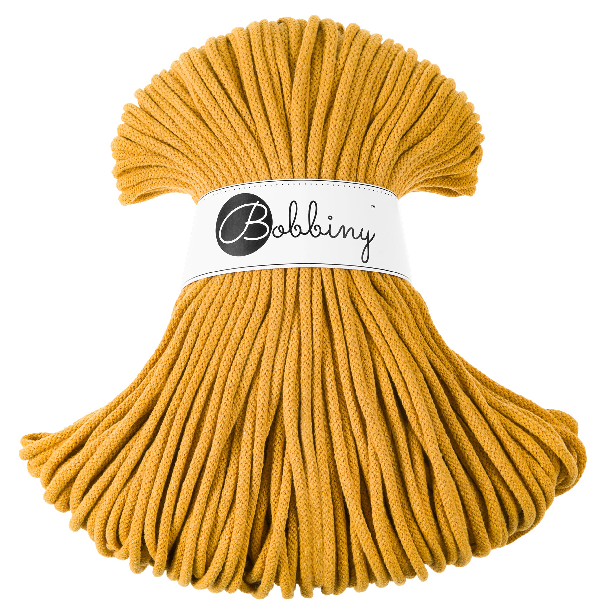 BOBBINY - COTON TRESSÉ PREMIUM 5MM (100M) - MUSTARD