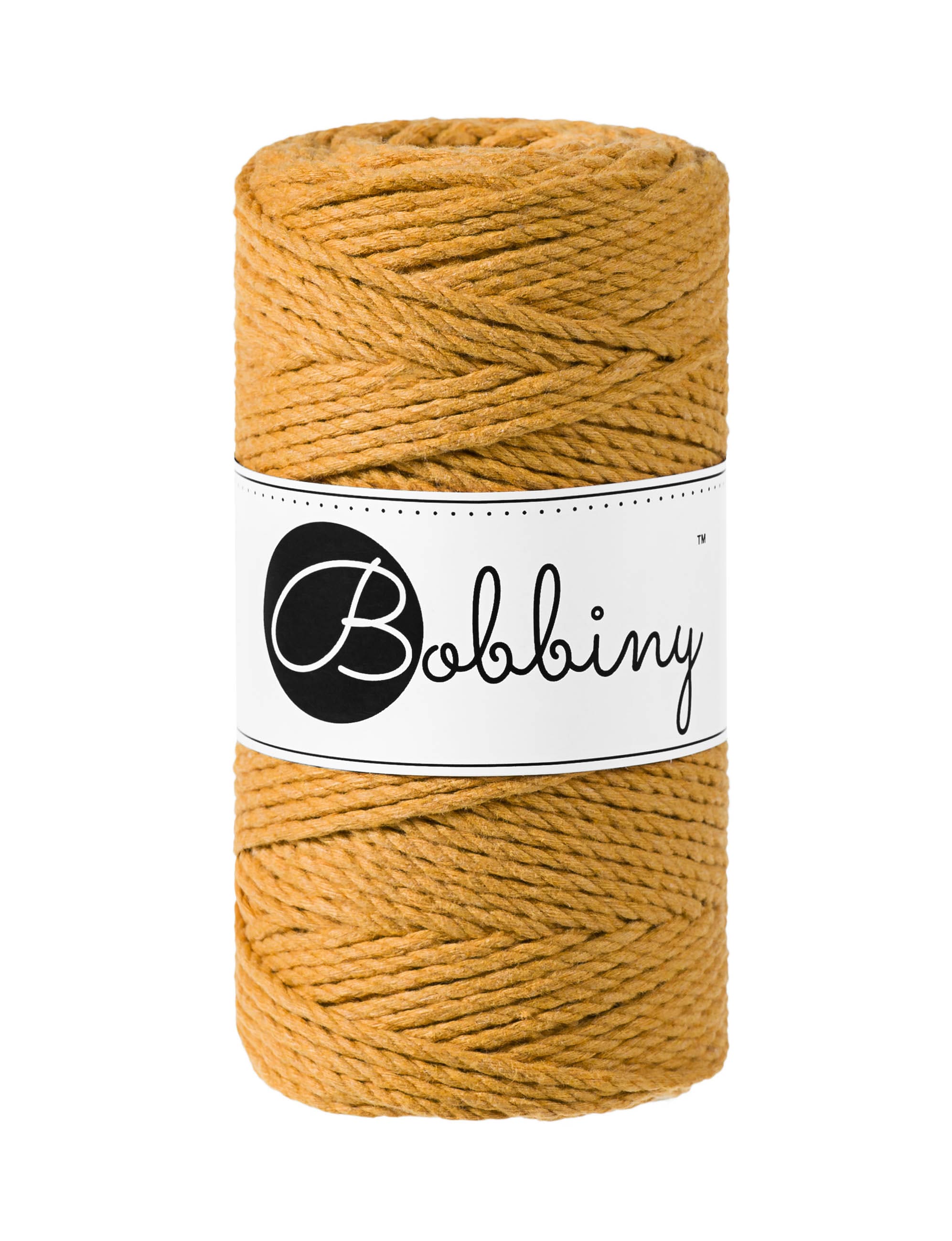 BOBBINY - COTON CÂBLÉ 3PLY 3MM - MUSTARD