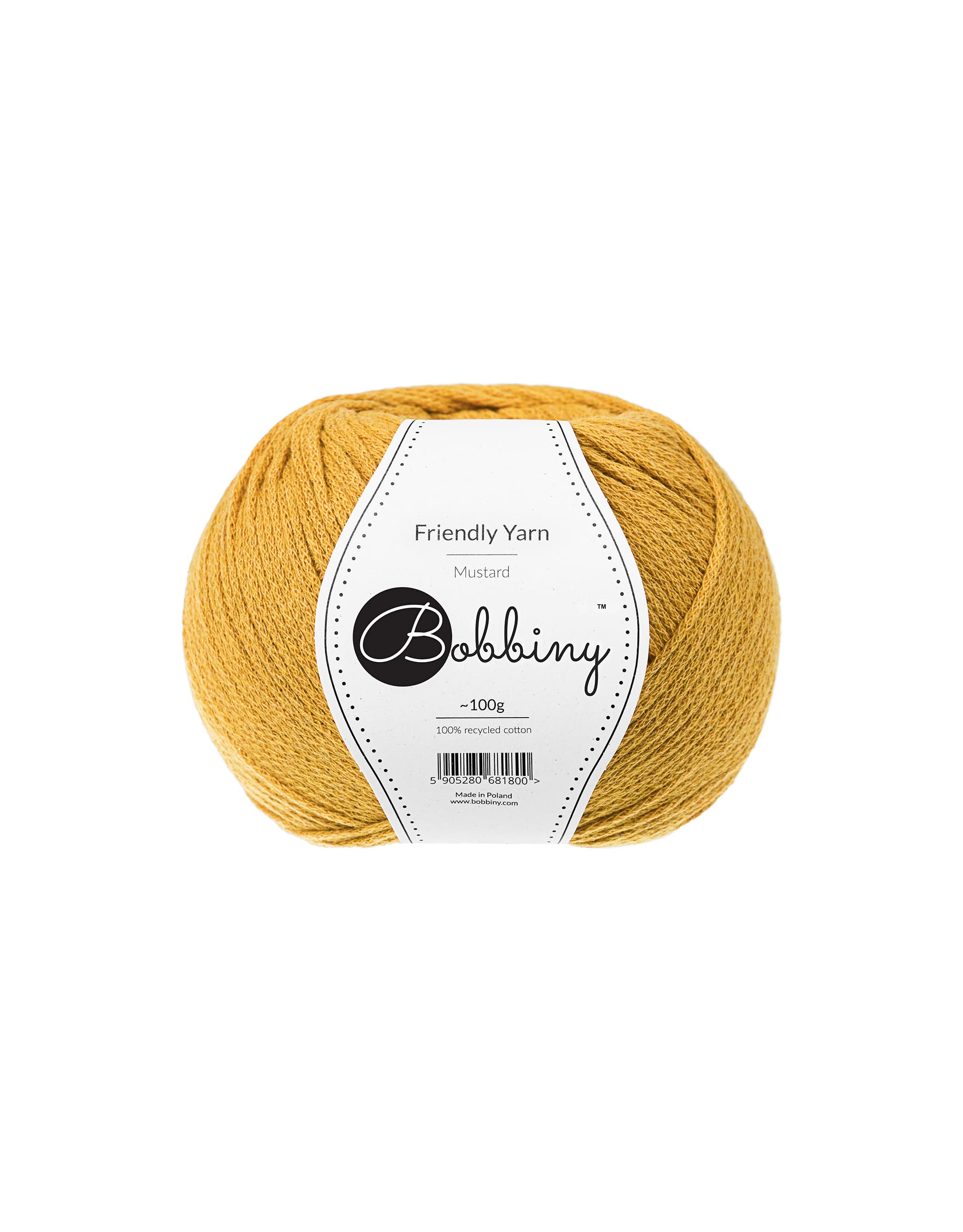 BOBBINY - COTON TRESSÉE FRIENDLY YARN - MUSTARD