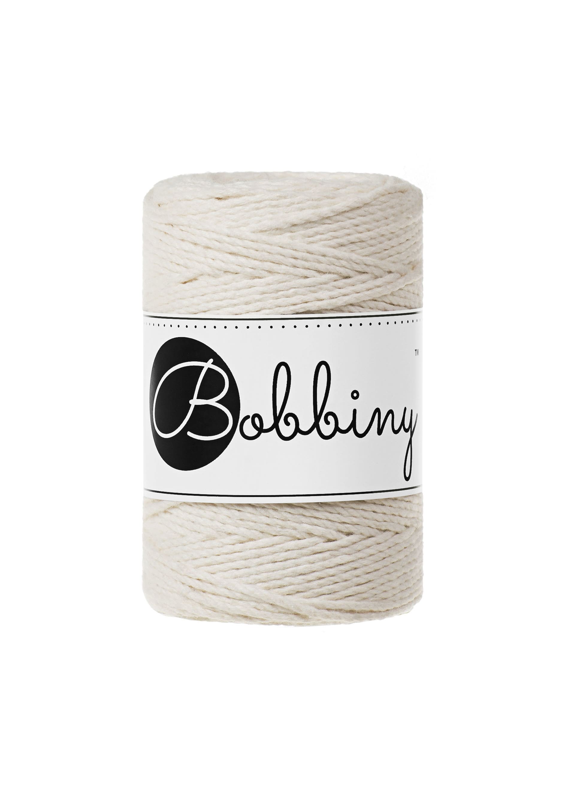 BOBBINY - COTON CÂBLÉ 3PLY 1.5MM - NATURAL