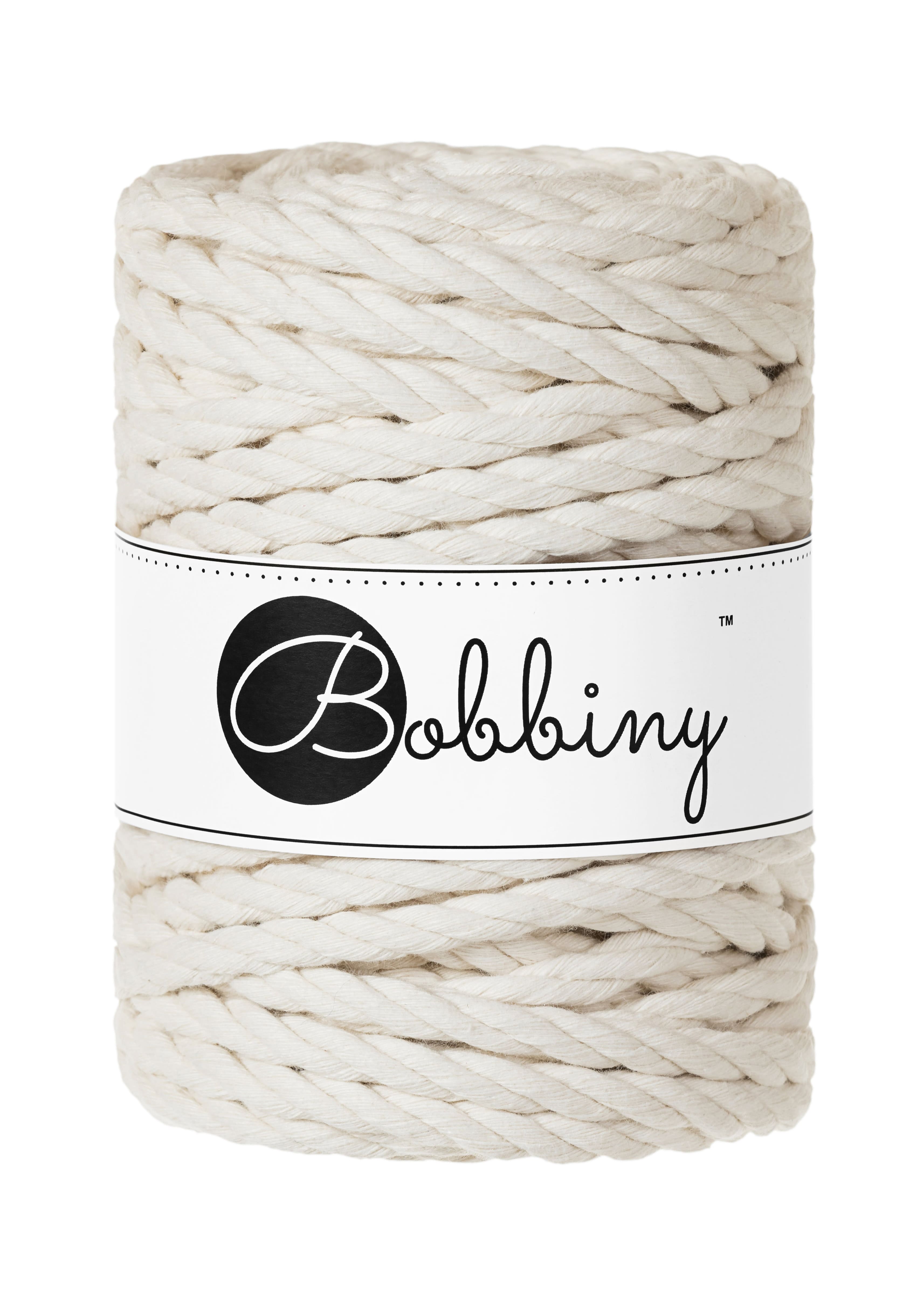 BOBBINY - COTON CÂBLÉ 3PLY 9MM - NATURAL