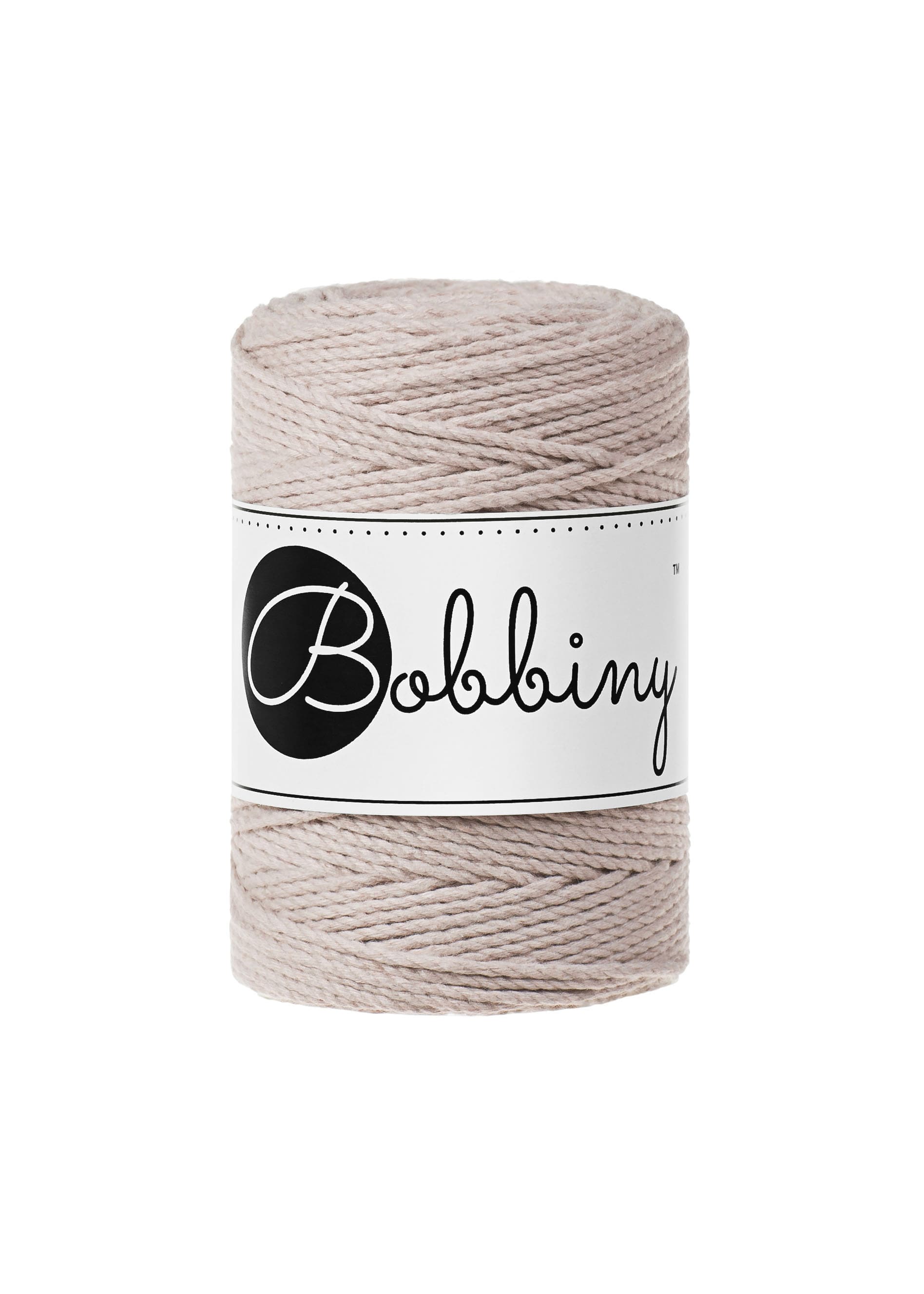 BOBBINY - COTON CÂBLÉ 3PLY 1.5MM - NUDE