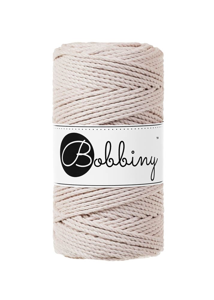BOBBINY - COTON CÂBLÉ 3PLY 3MM - NUDE