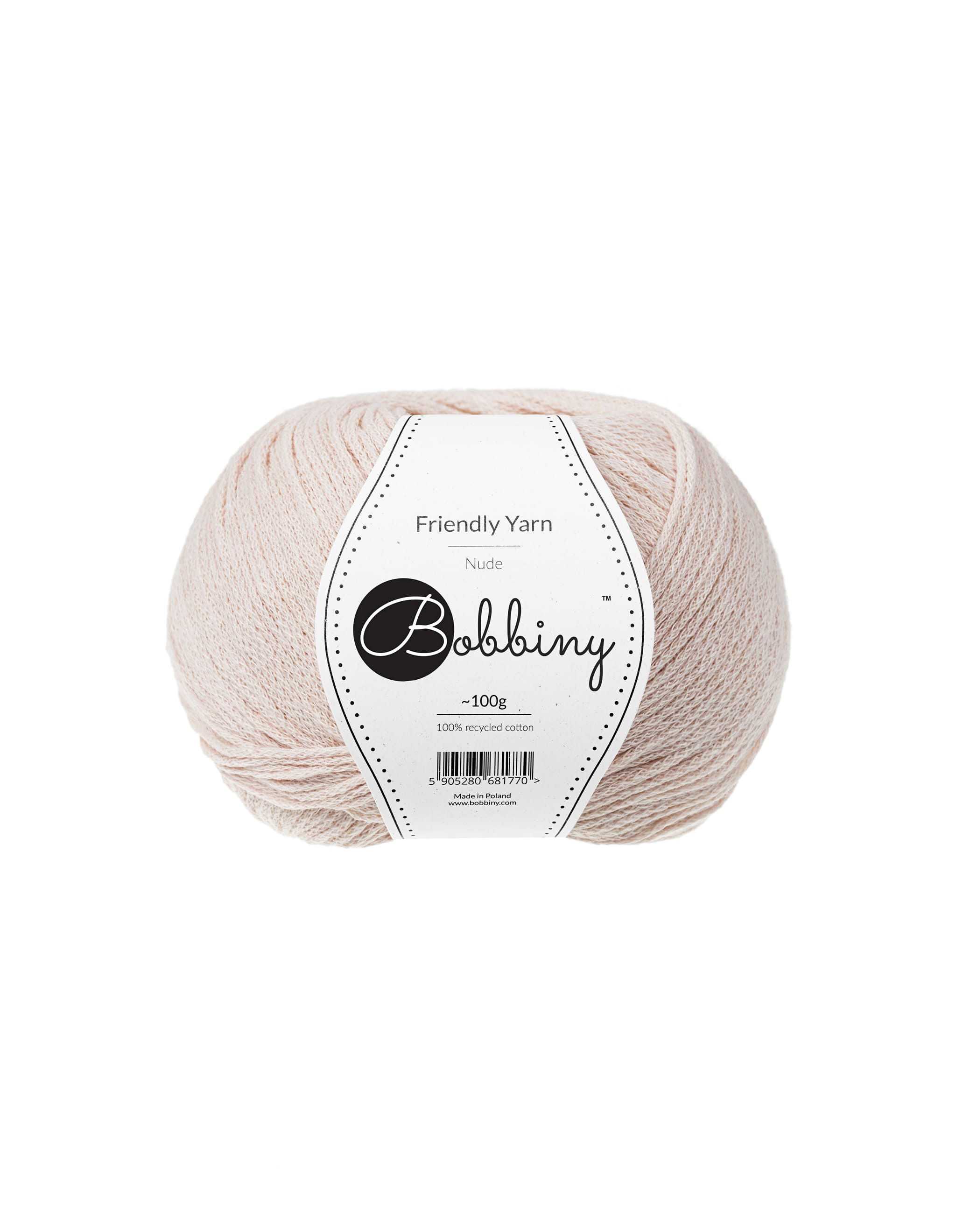 BOBBINY - COTON TRESSÉE FRIENDLY YARN - NUDE