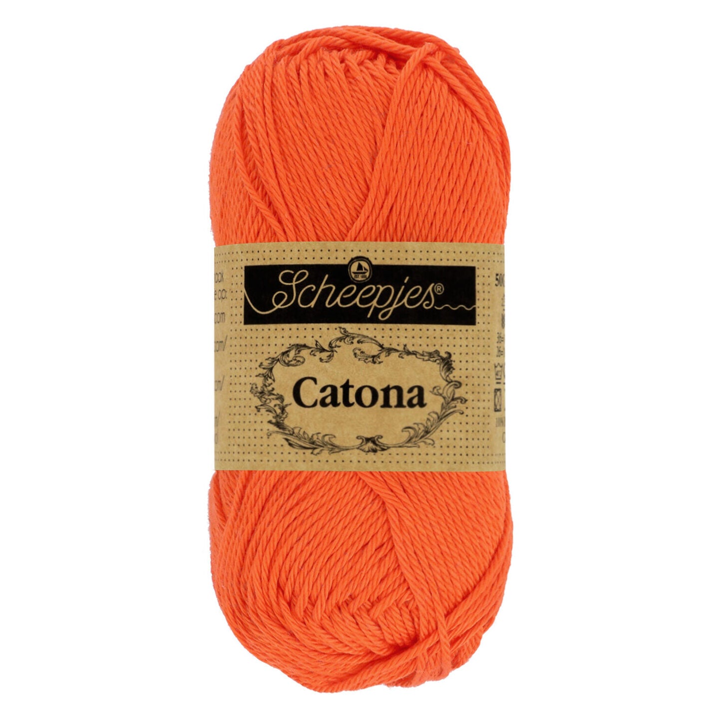 Scheepjes - Coton mercerisé Catona - 189 Royal Orange