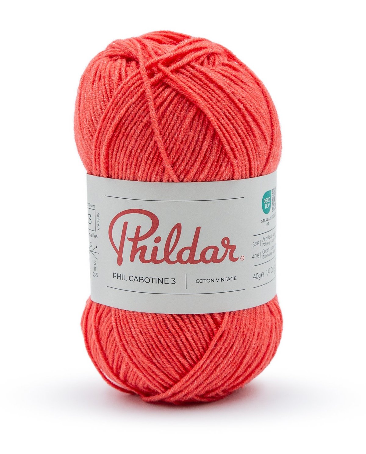 PHILDAR - PHIL CABOTINE 3 - Orange Sanguine