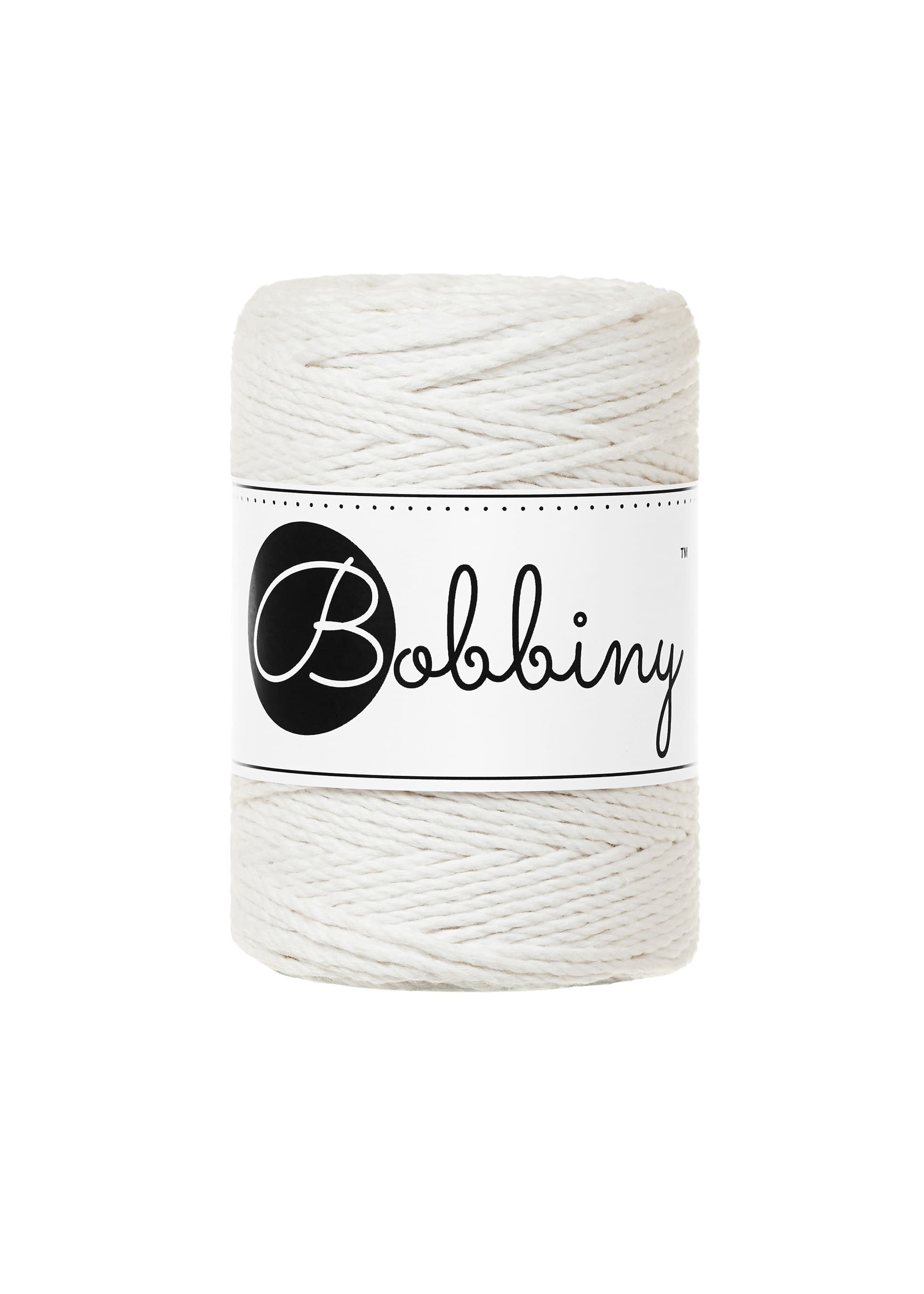 BOBBINY - COTON CÂBLÉ 3PLY 1.5MM - OFF WHITE