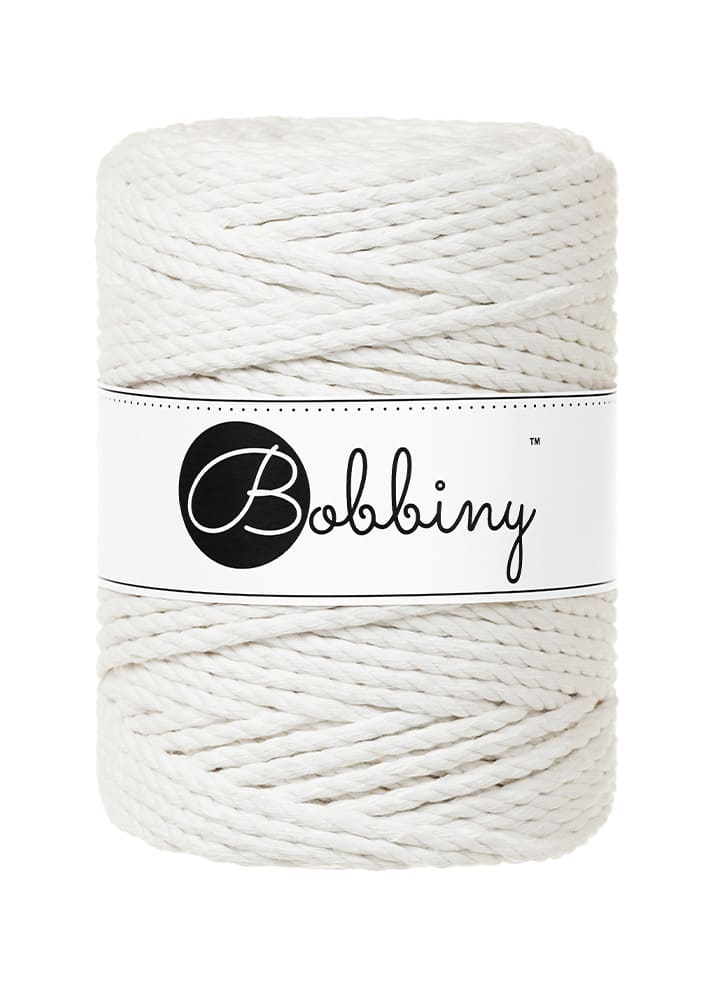 BOBBINY - COTON CÂBLÉ 3PLY 5MM - OFF WHITE