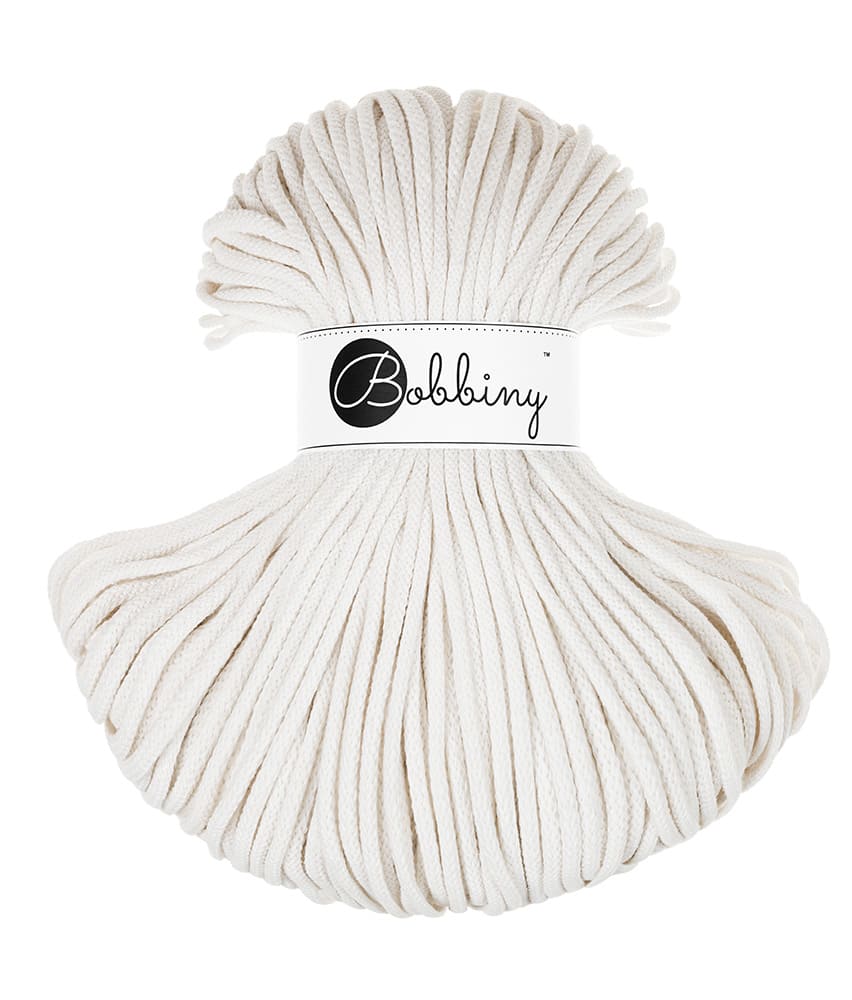 BOBBINY - COTON TRESSÉ PREMIUM 5MM (100M) - OFF WHITE