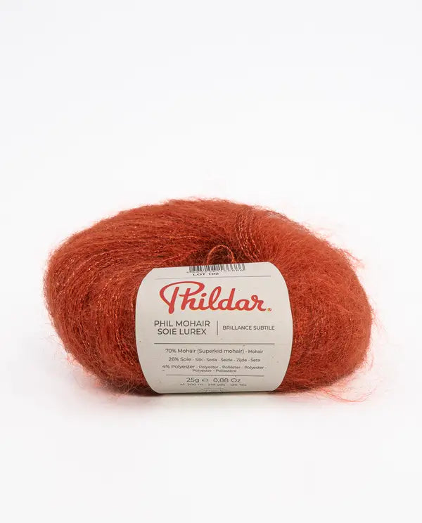 PHILDAR - PHIL MOHAIR SOIE LUREX - PUMPKIN