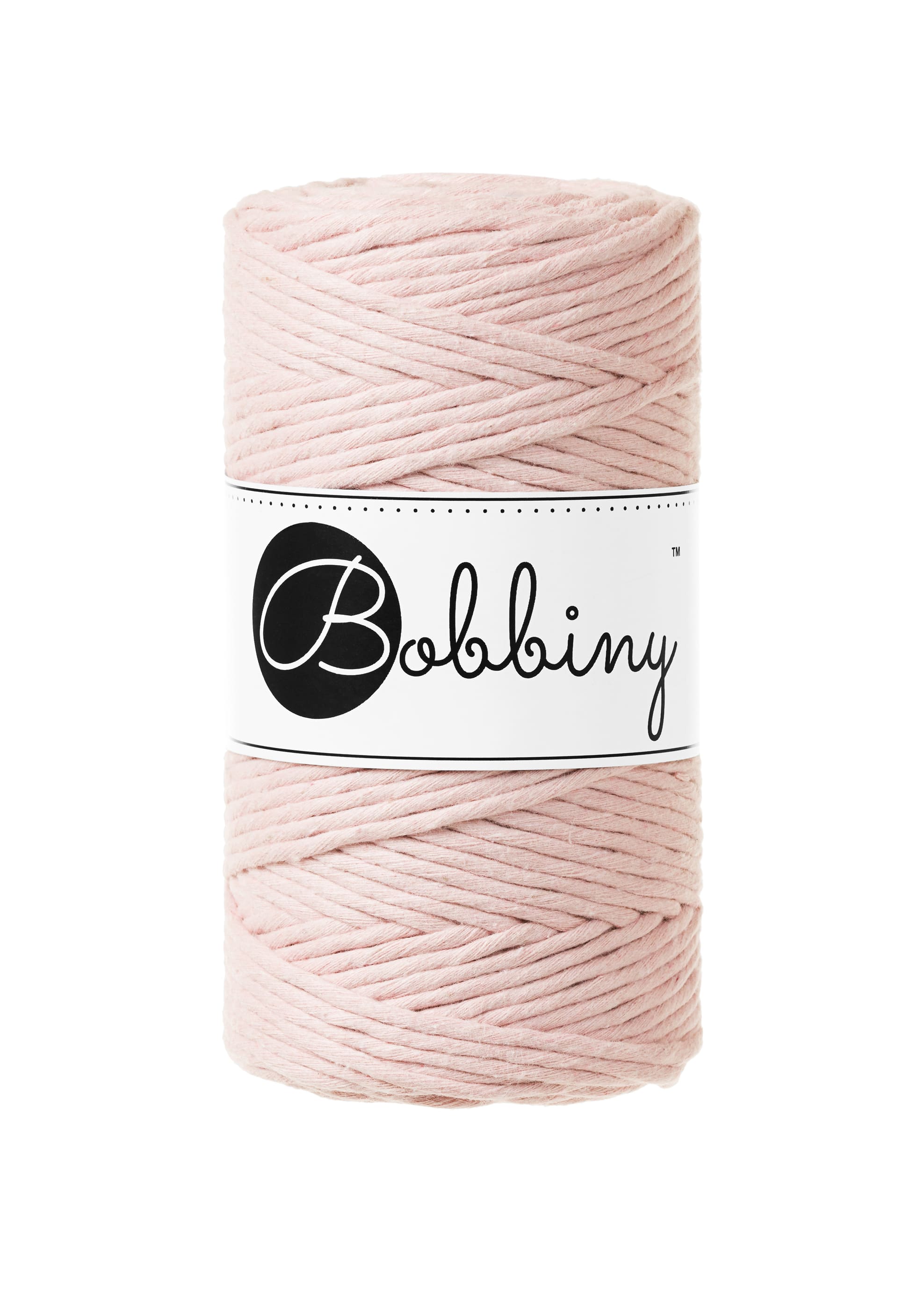 BOBBINY - COTON PEIGNÉ 3MM - PASTEL PINK