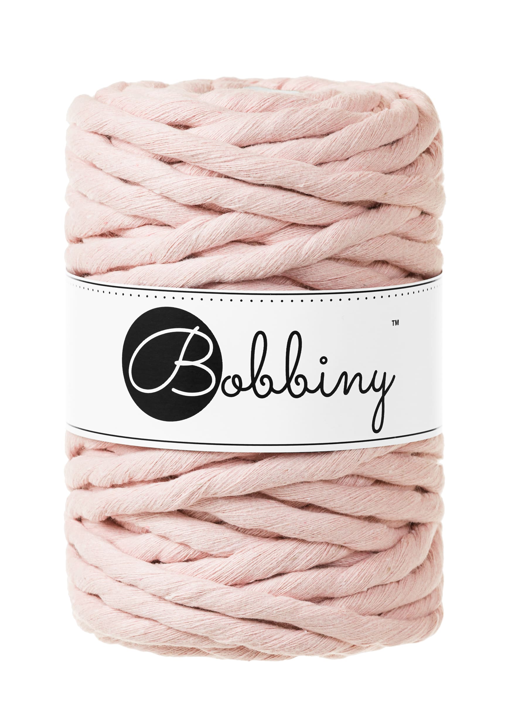 BOBBINY - COTON PEIGNÉ 9MM - PASTEL PINK