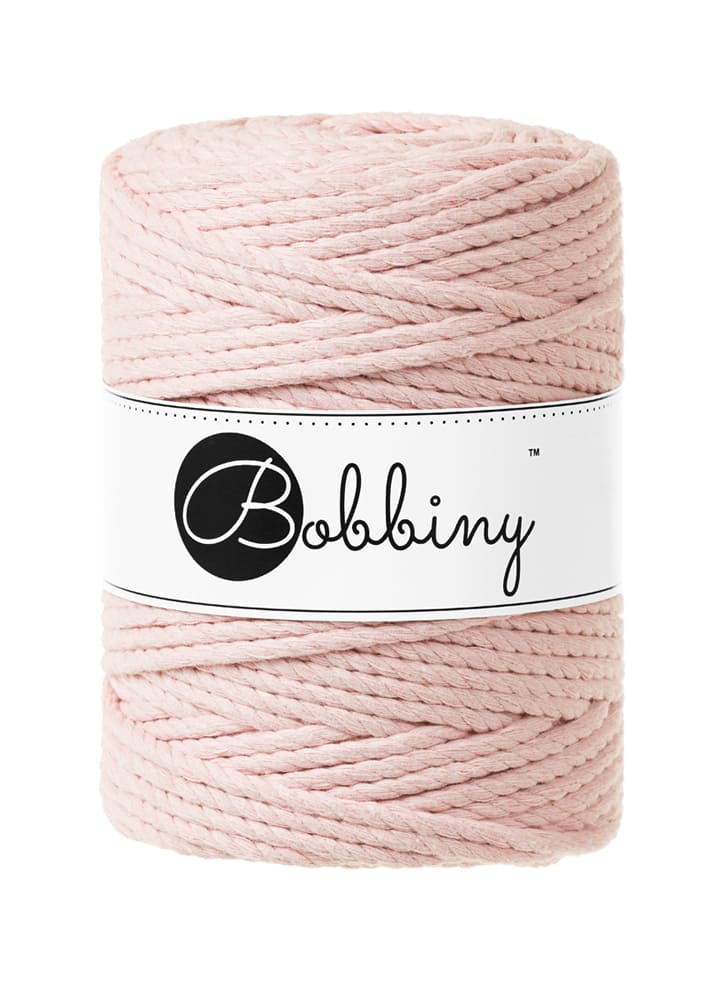 BOBBINY - COTON CÂBLÉ 3PLY 5MM - PASTEL PINK