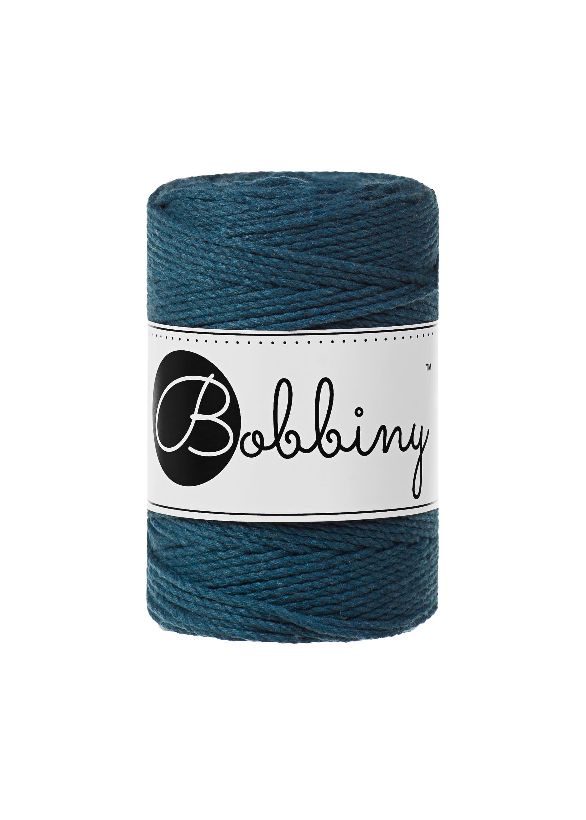 BOBBINY - COTON CÂBLÉ 3PLY 1.5MM - PEACOCK BLUE