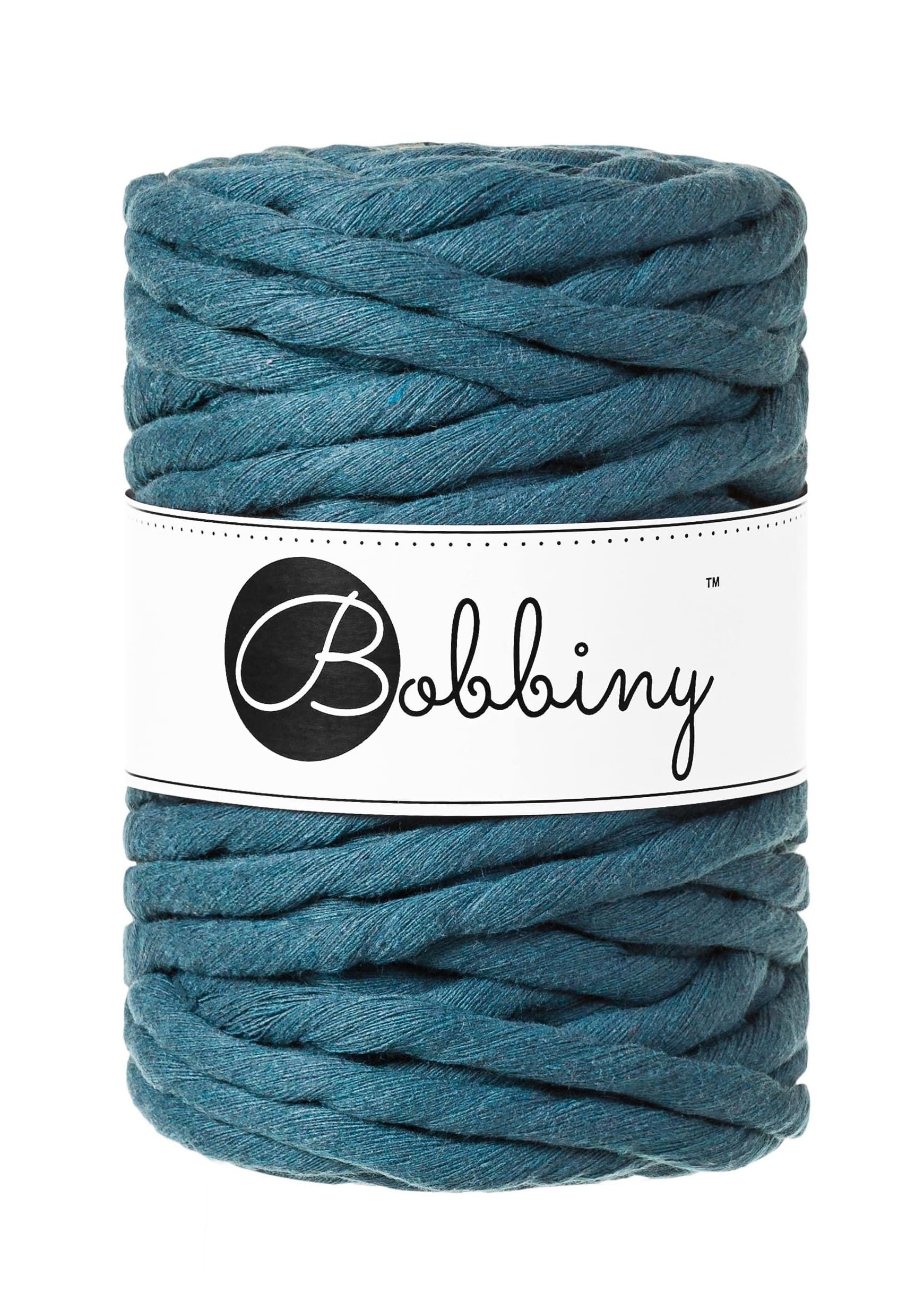 BOBBINY - COTON PEIGNÉ 9MM - PEACOCK BLUE