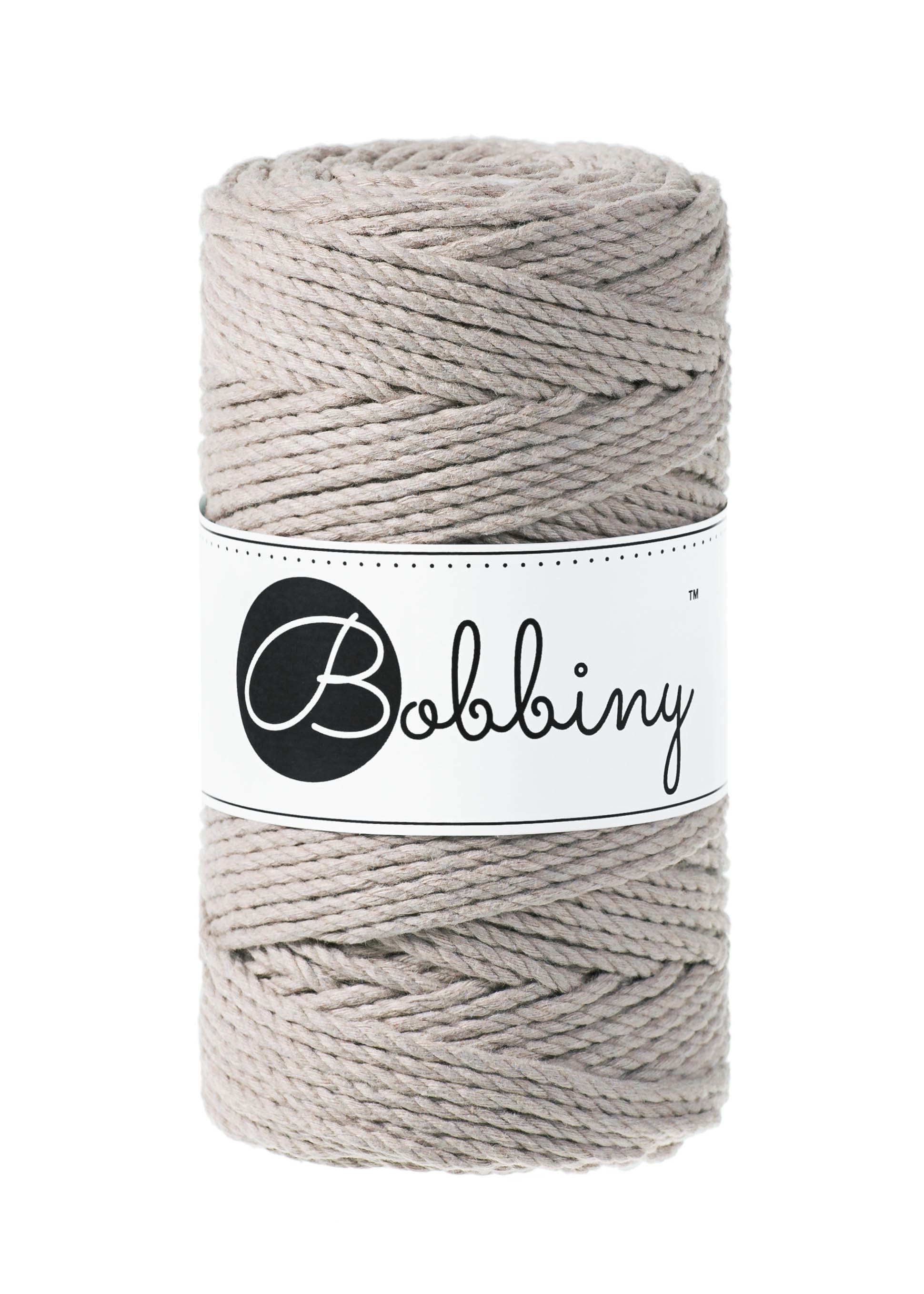BOBBINY - COTON CÂBLÉ 3PLY 3MM - PEARL