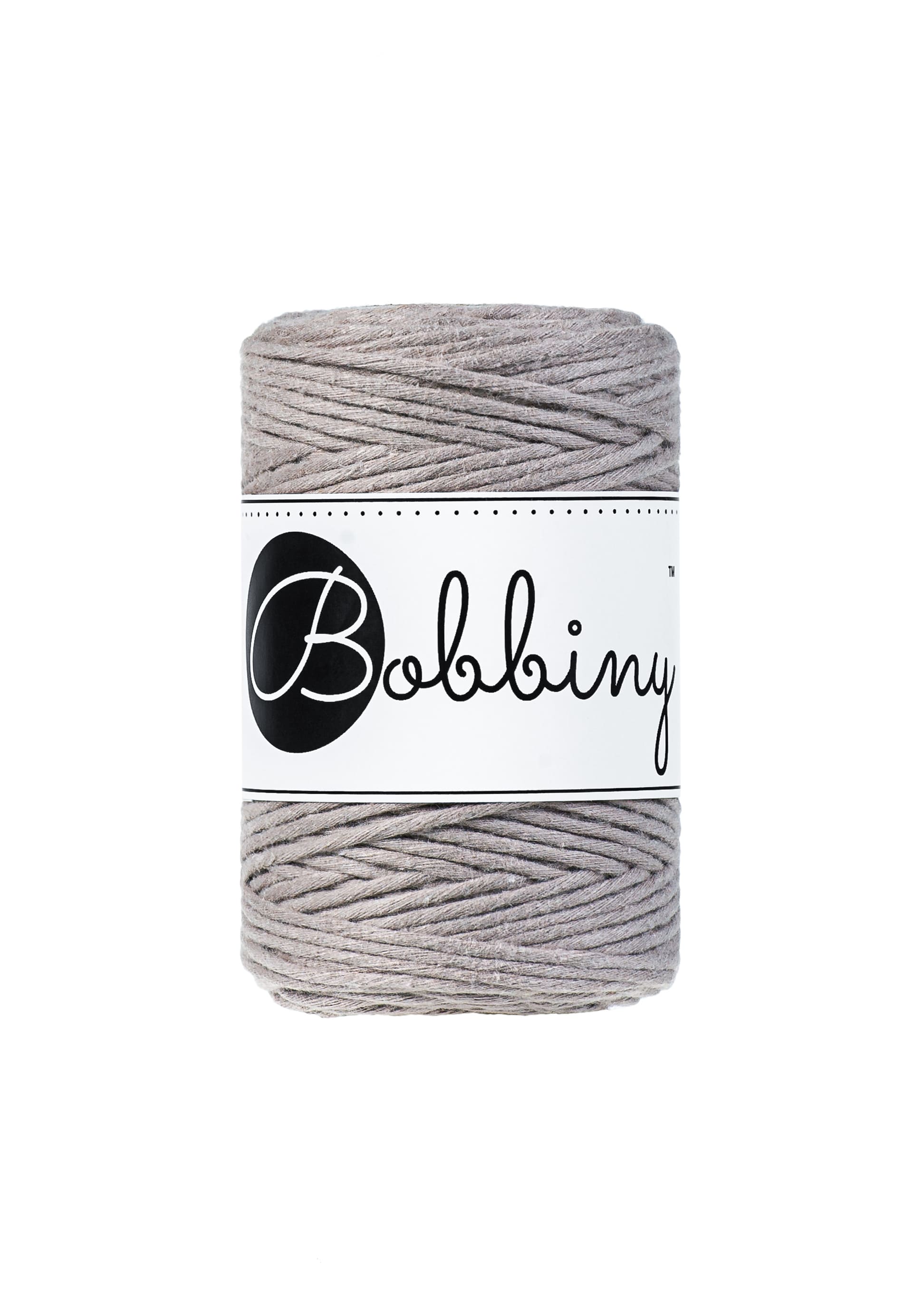 BOBBINY - COTON PEIGNÉ 1.5MM - PEARL