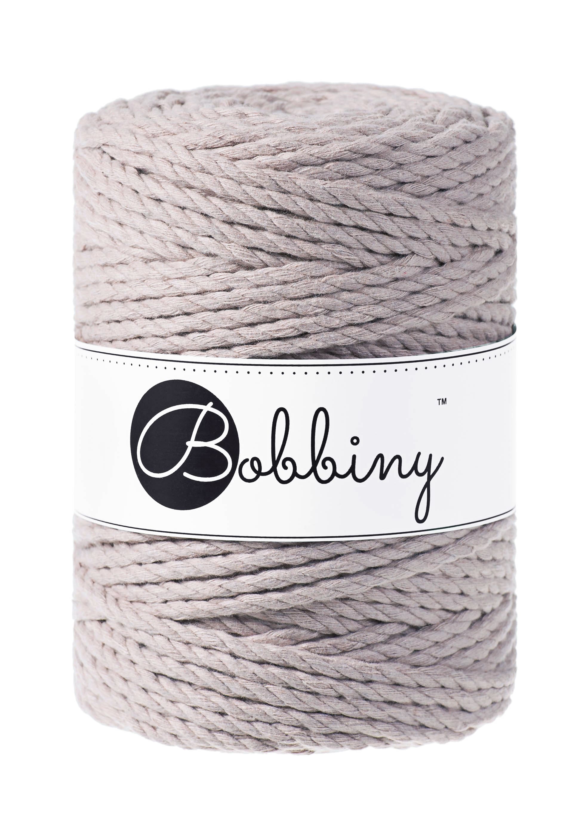 BOBBINY - COTON CÂBLÉ 3PLY 5MM - PEARL