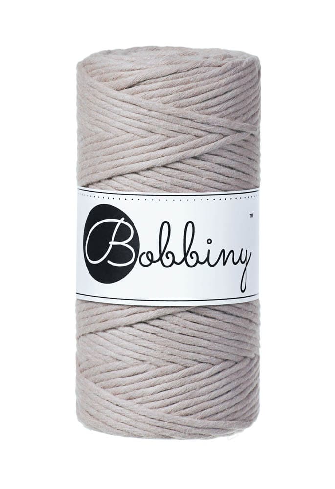 BOBBINY - COTON PEIGNÉ 3MM - PEARL