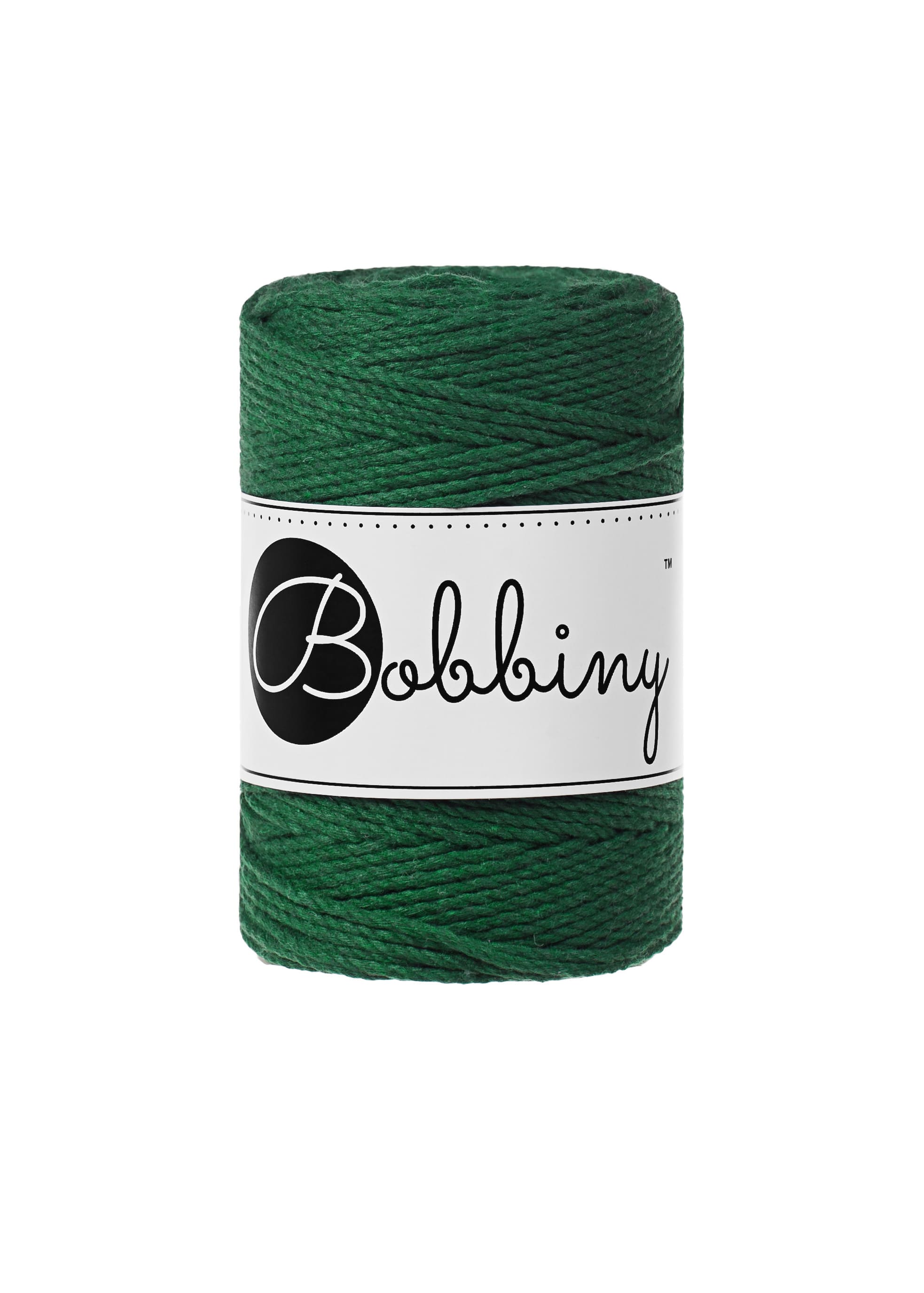 BOBBINY - COTON CÂBLÉ 3PLY 1.5MM - PINE GREEN