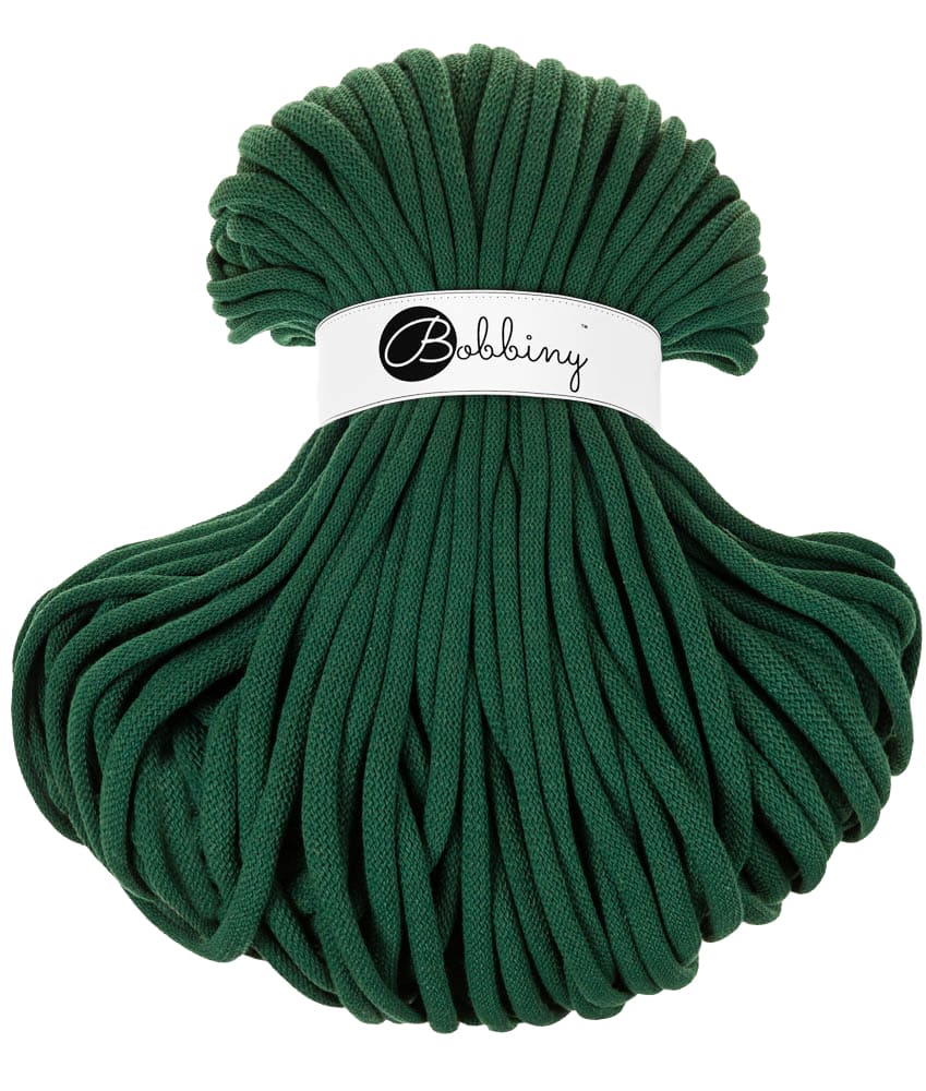 BOBBINY - COTON TRESSÉ JUMBO 9MM - PINE GREEN