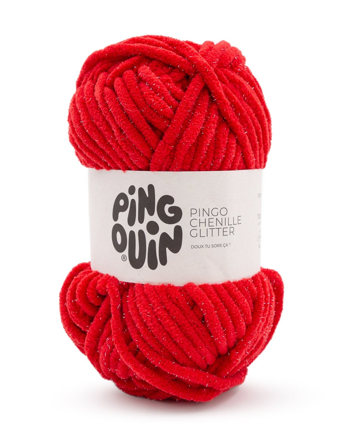 PINGOUIN - PINGO CHENILLE GLITTER - ROUGE