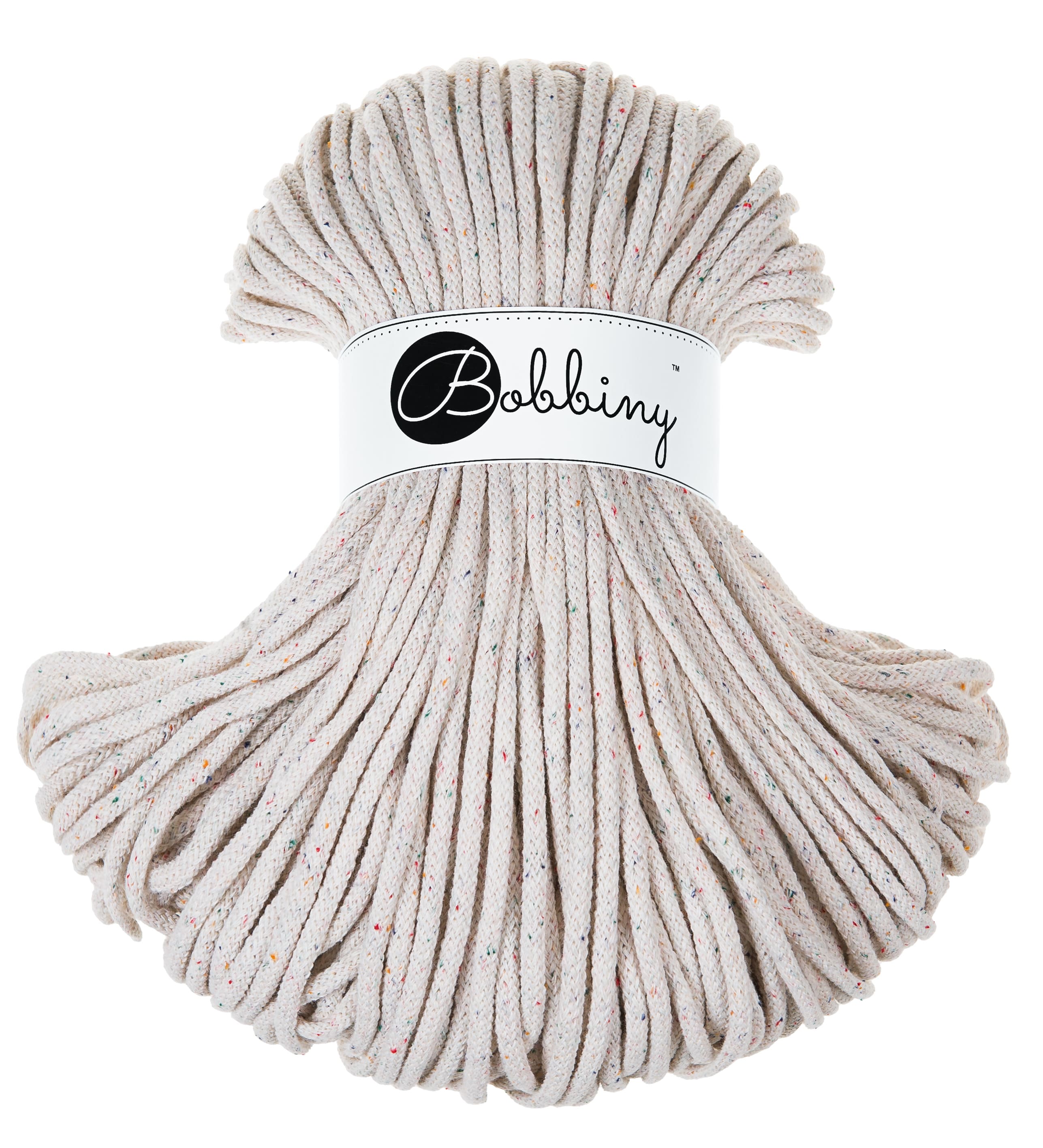 BOBBINY - COTON TRESSÉ PREMIUM 5MM - RAINBOW DUST