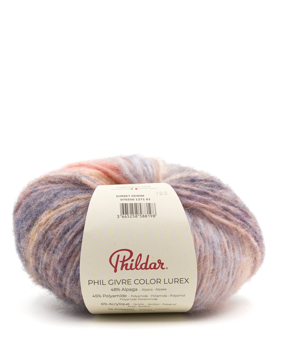 PHILDAR - PHIL GIVRE COLOR LUREX - SORBET DENIM