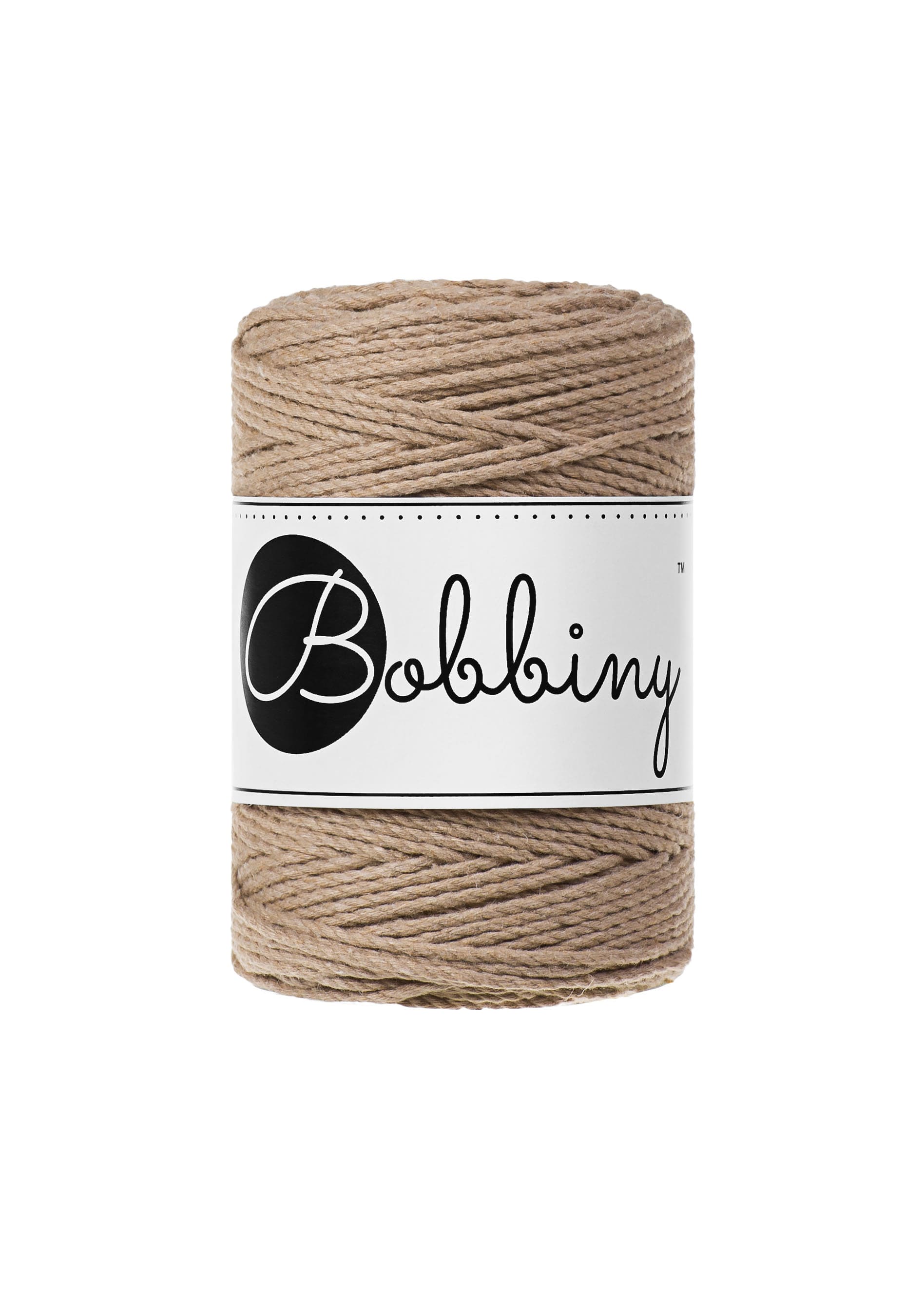 BOBBINY - COTON CÂBLÉ 3PLY 1.5MM - SAND