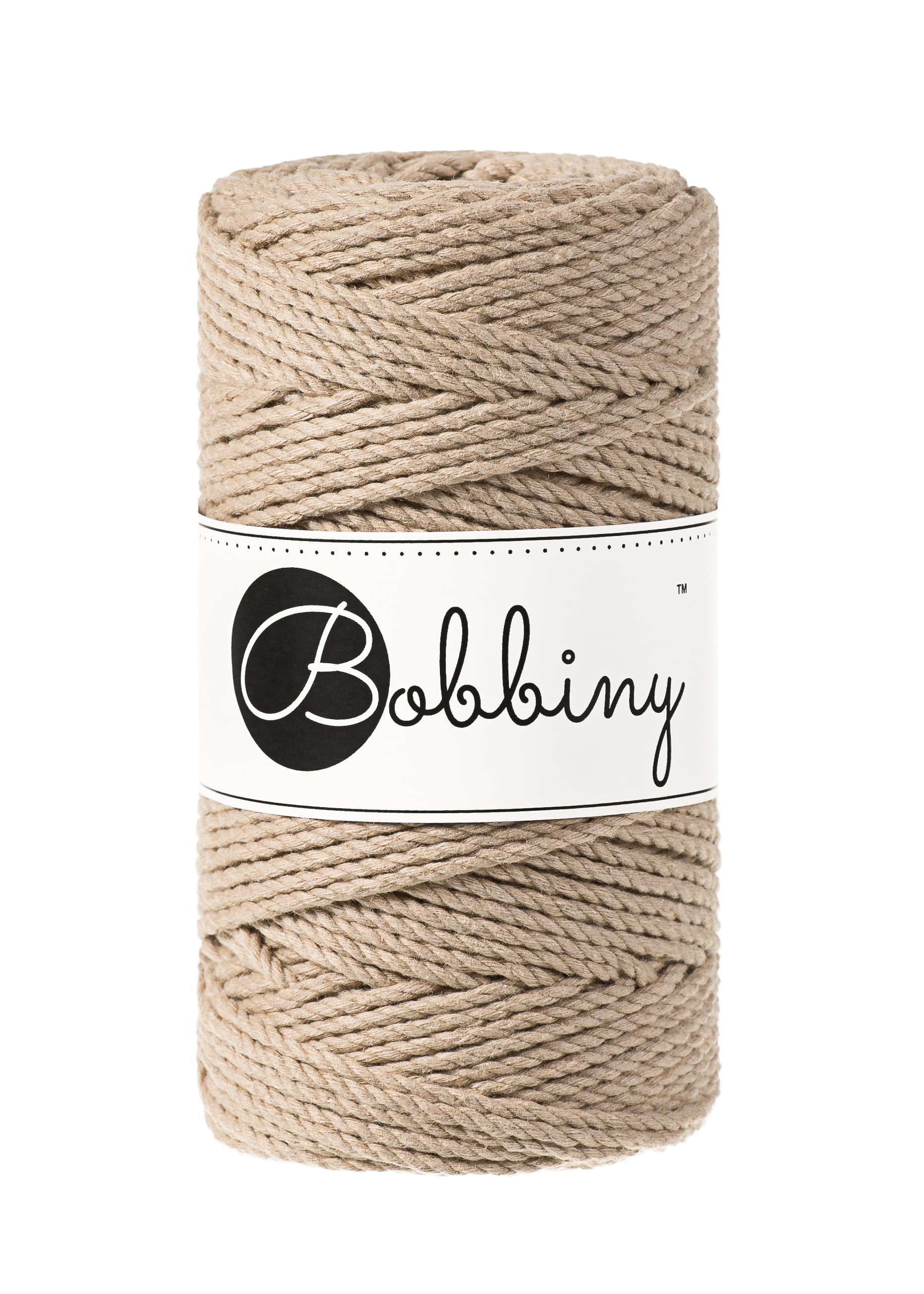 BOBBINY - COTON CÂBLÉ 3PLY 3MM - SAND