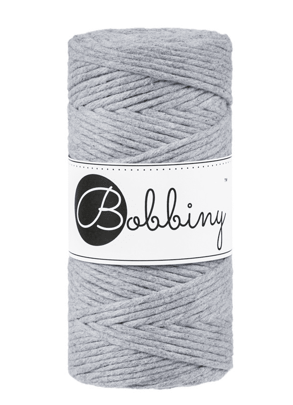 BOBBINY - COTON PEIGNÉ 3MM - SILVER