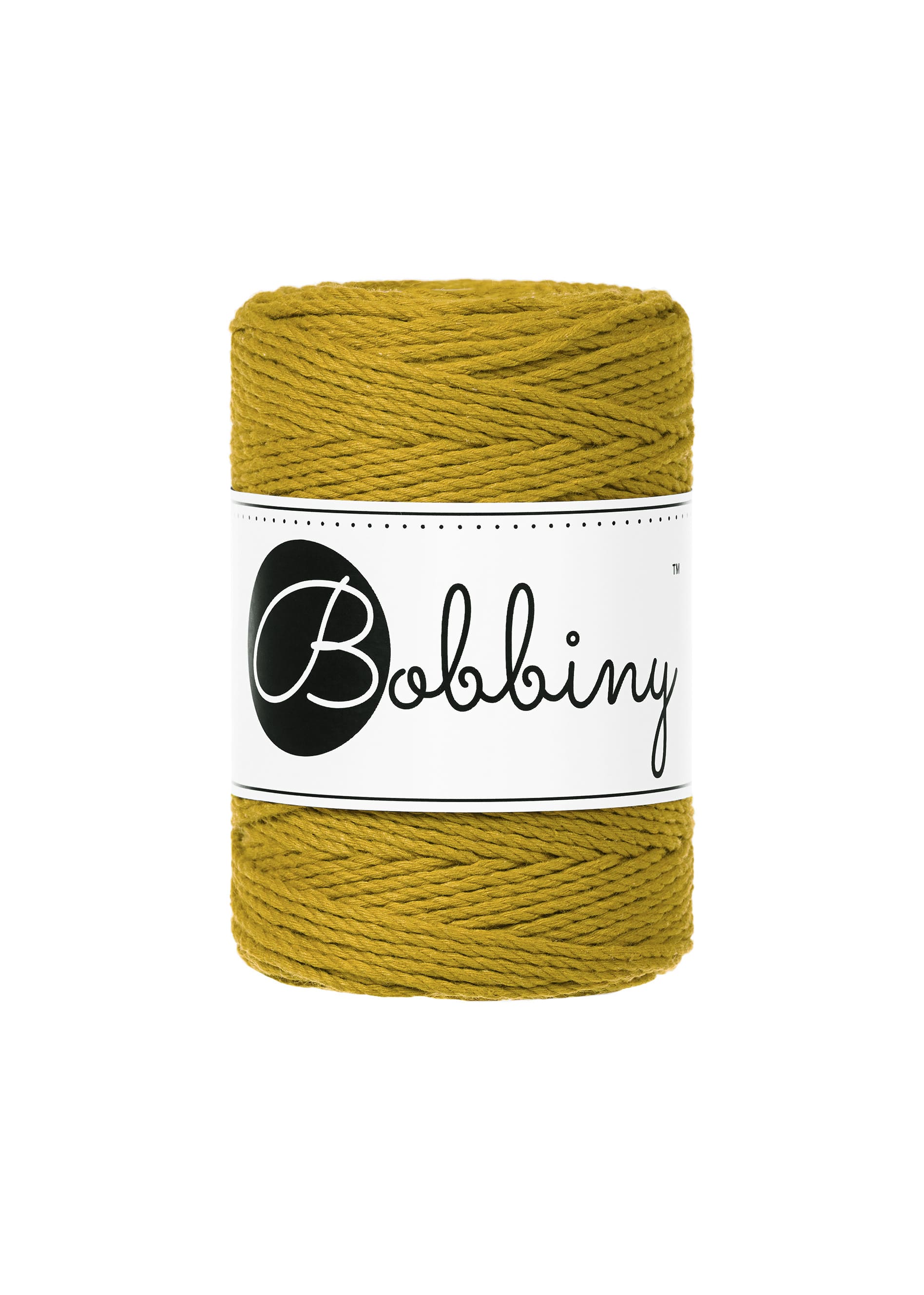 BOBBINY - COTON CÂBLÉ 3PLY 1.5MM - SPICY YELLOW