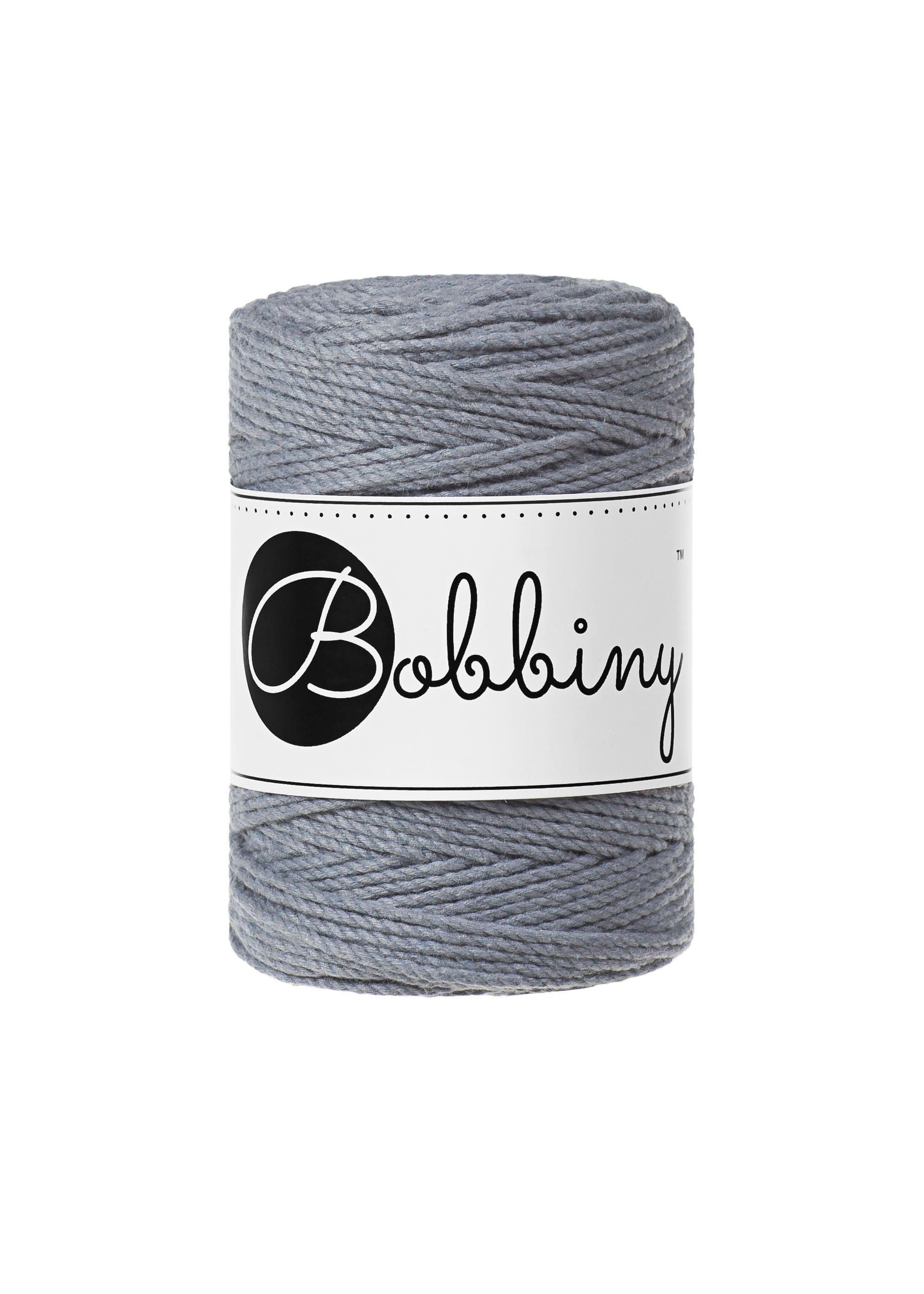BOBBINY - COTON CÂBLÉ 3PLY 1.5MM - STEEL