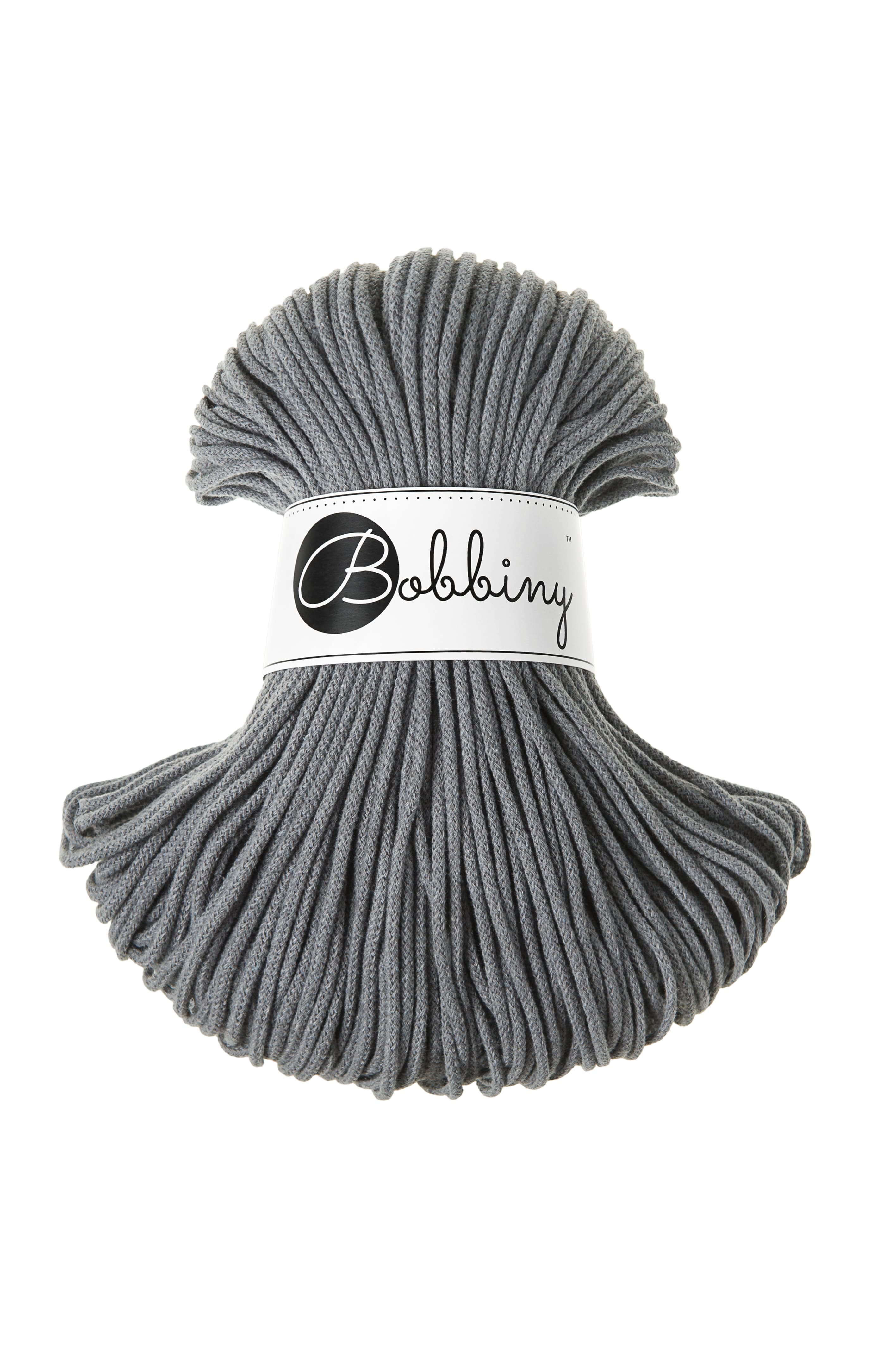 BOBBINY - COTON TRESSÉ JUNIOR 3MM - STEEL