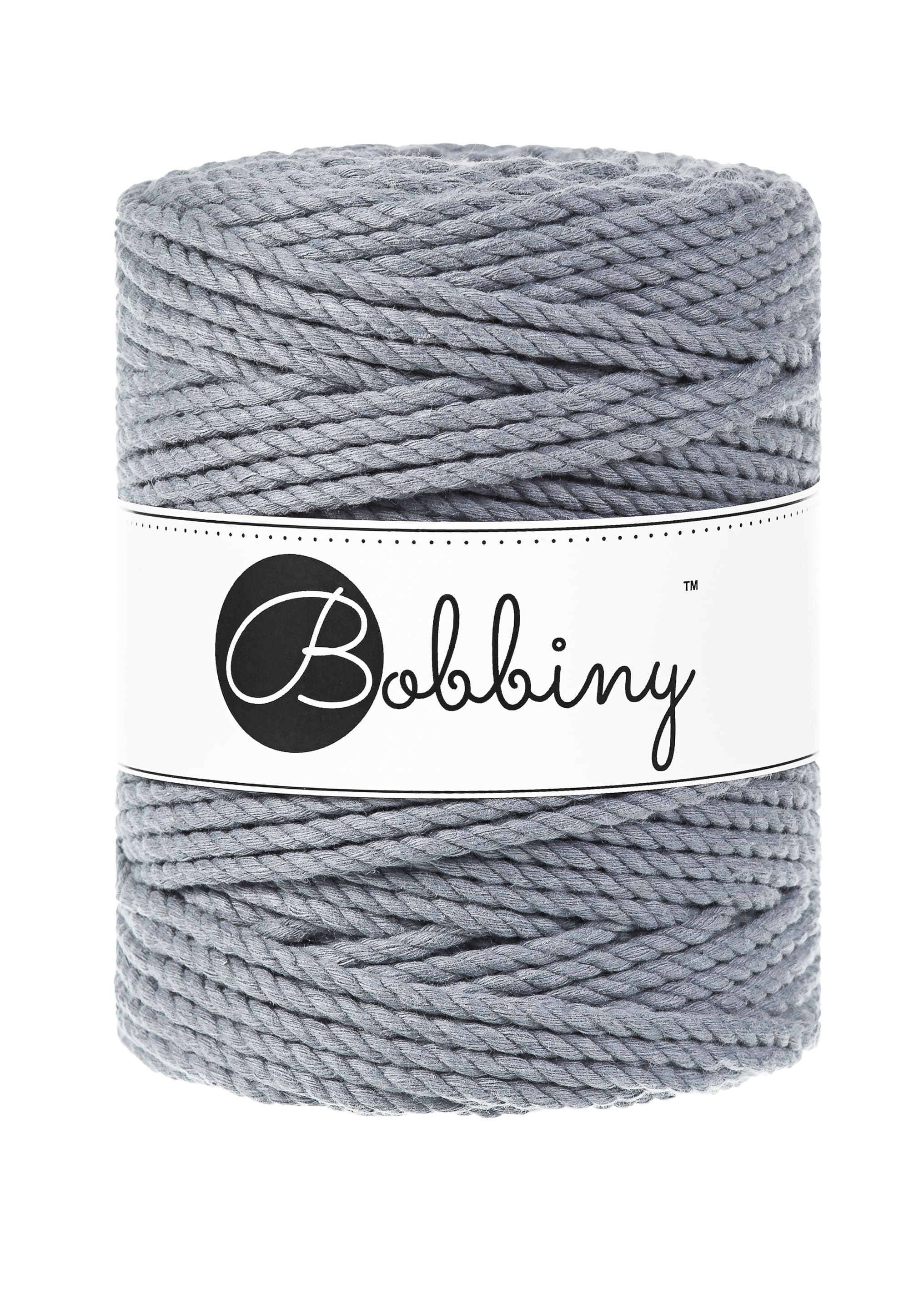 BOBBINY - COTON CÂBLÉ 3PLY 5MM - STEEL